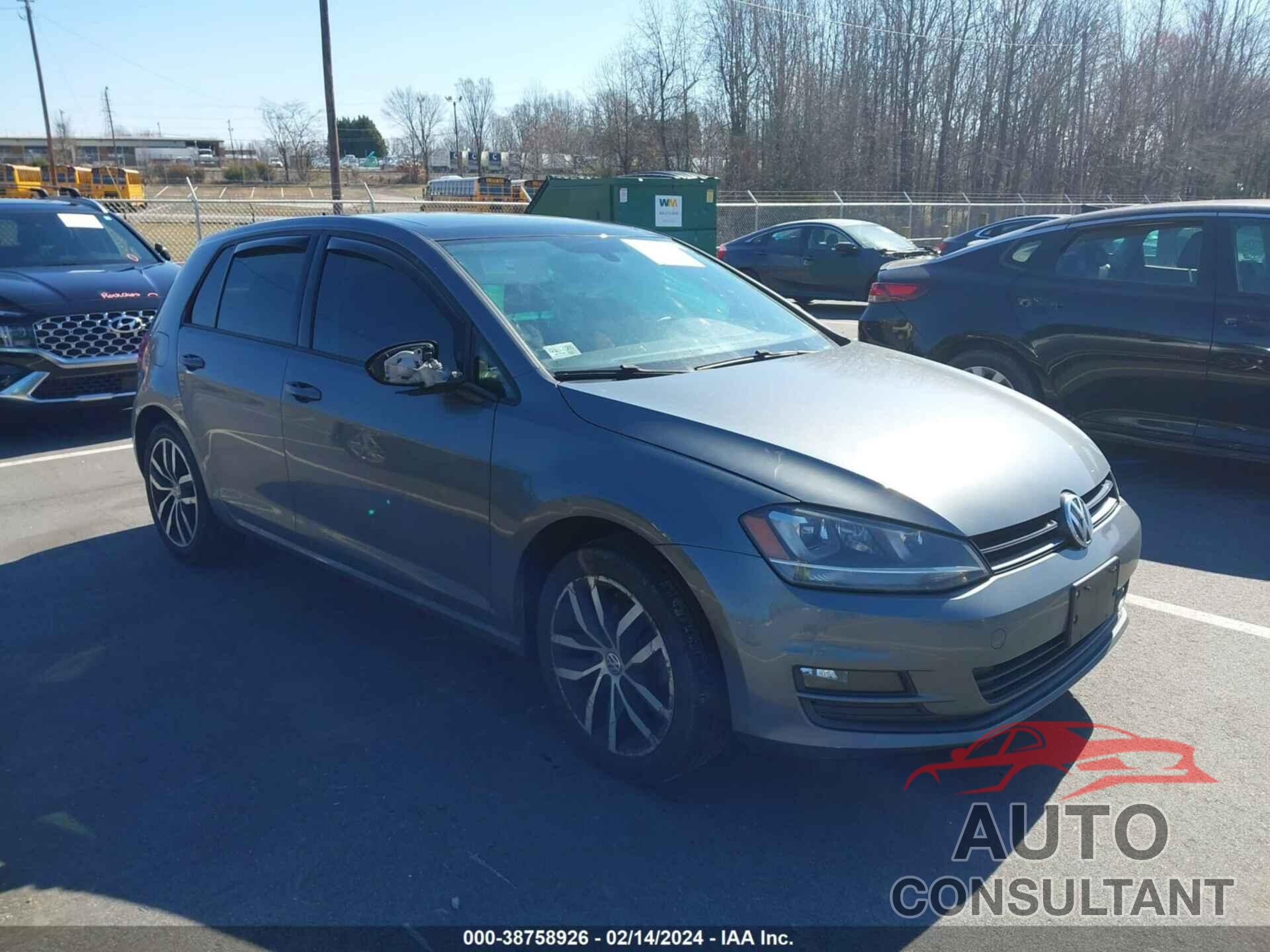 VOLKSWAGEN GOLF 2016 - 3VW217AU0GM026182