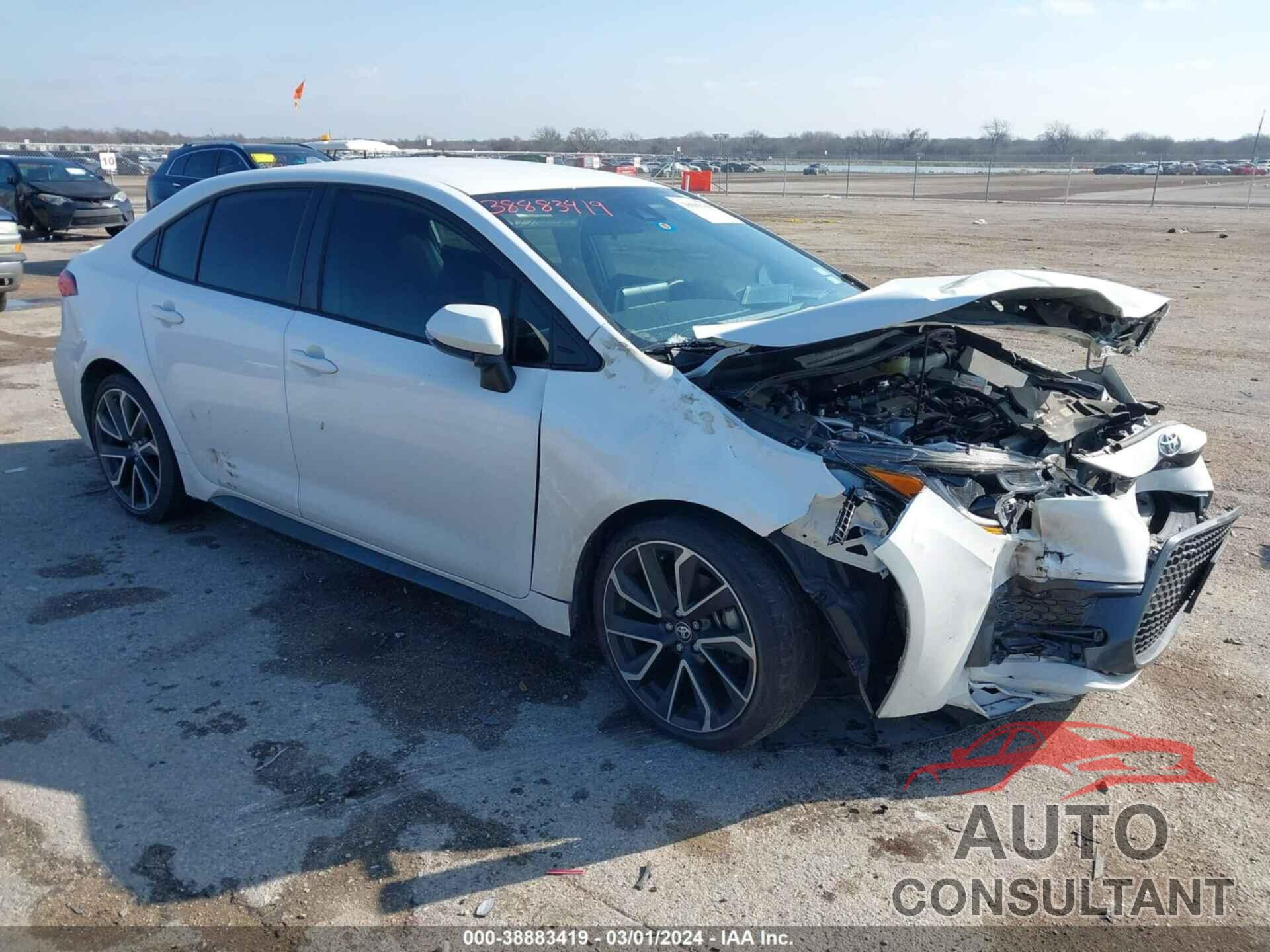 TOYOTA COROLLA 2021 - JTDS4MCEXMJ073985