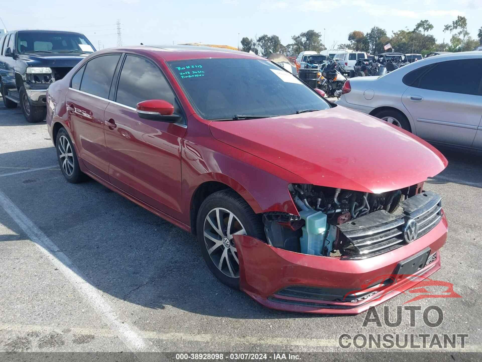 VOLKSWAGEN JETTA 2017 - 3VWDB7AJ4HM402296