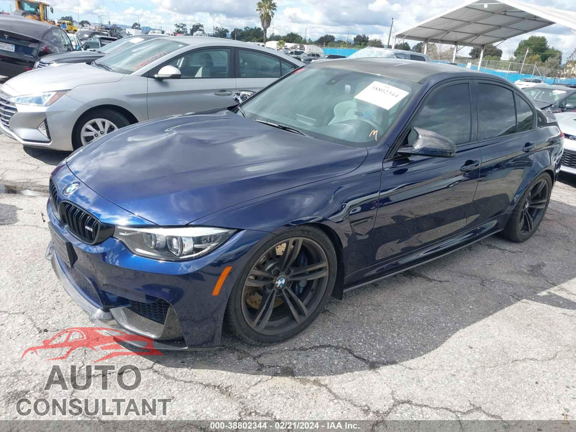 BMW M3 2018 - WBS8M9C57J5J79203