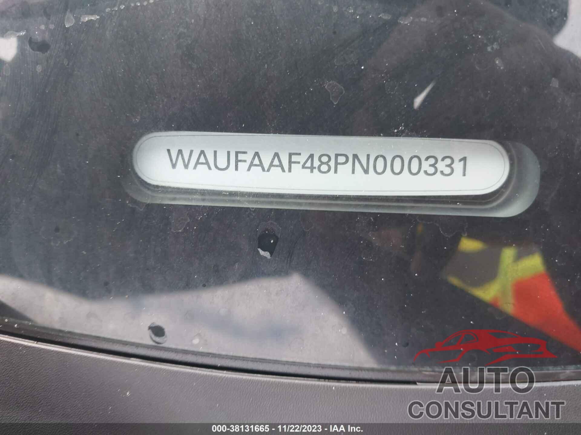 AUDI A4 2023 - WAUFAAF48PN000331