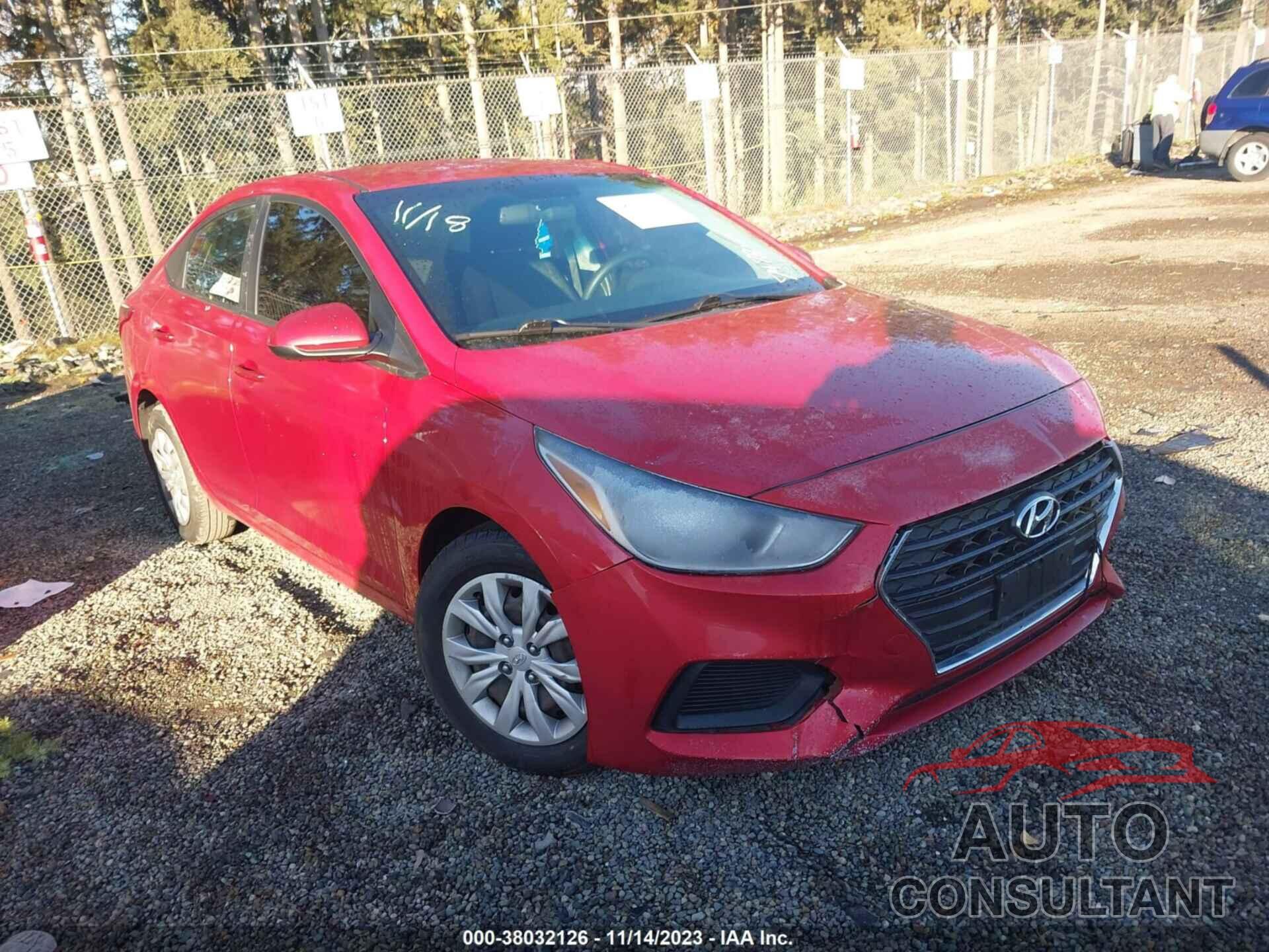 HYUNDAI ACCENT 2018 - 3KPC24A32JE017978