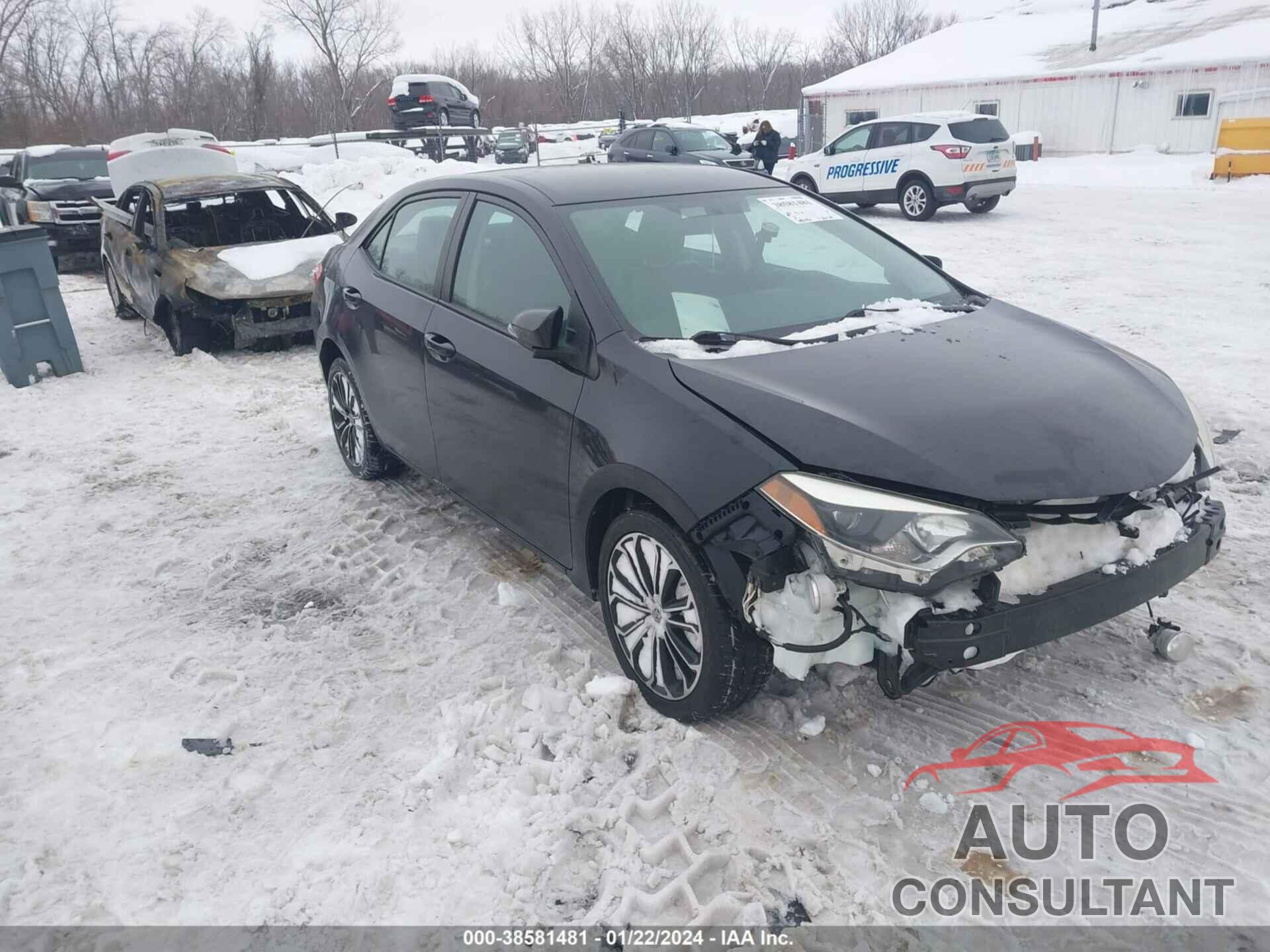 TOYOTA COROLLA 2016 - 2T1BURHE3GC505547