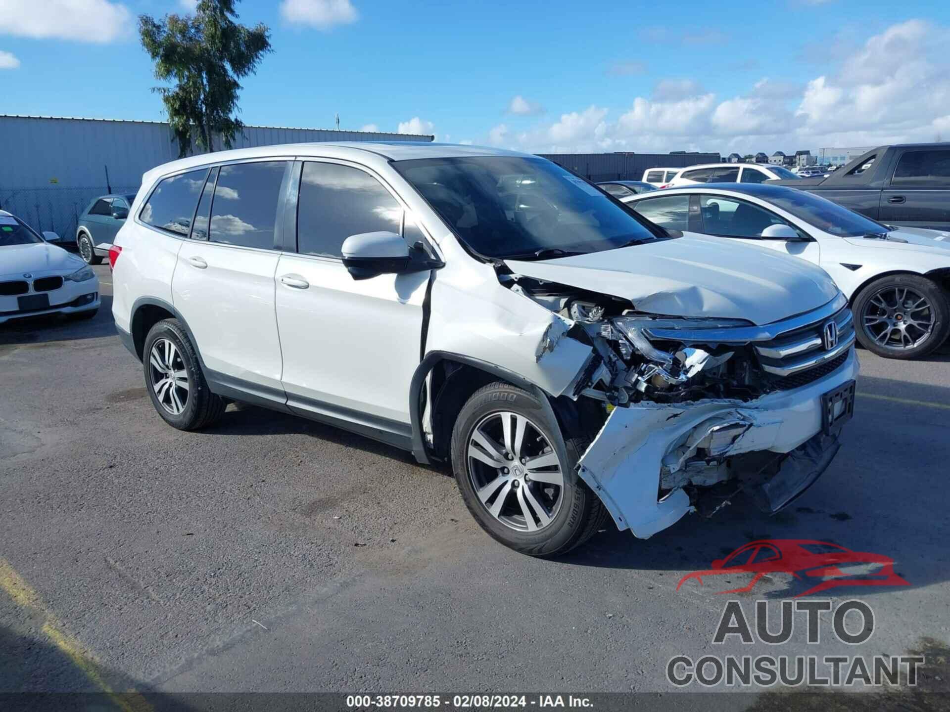 HONDA PILOT 2017 - 5FNYF6H50HB061589