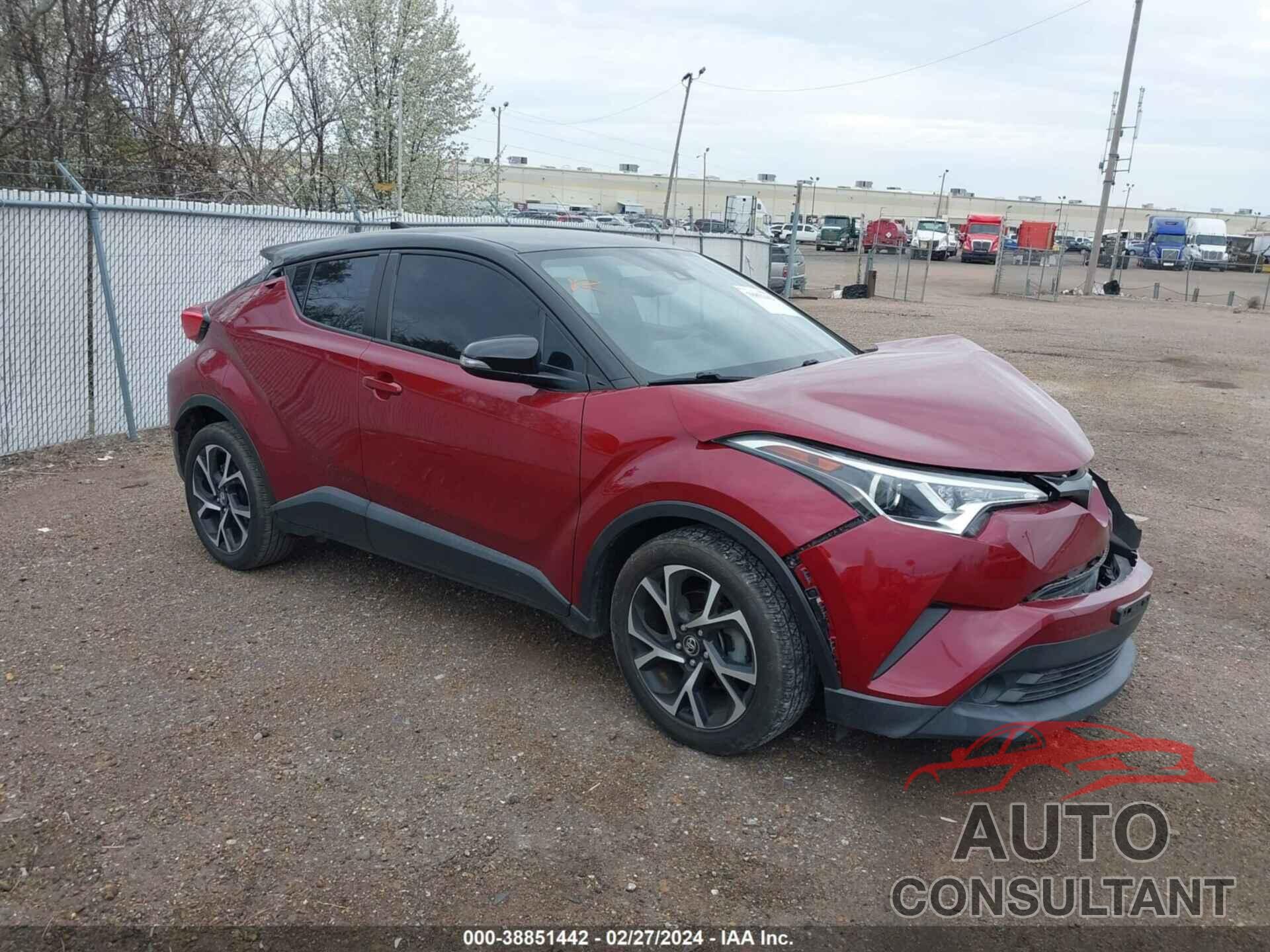 TOYOTA C-HR 2018 - NMTKHMBX6JR045850