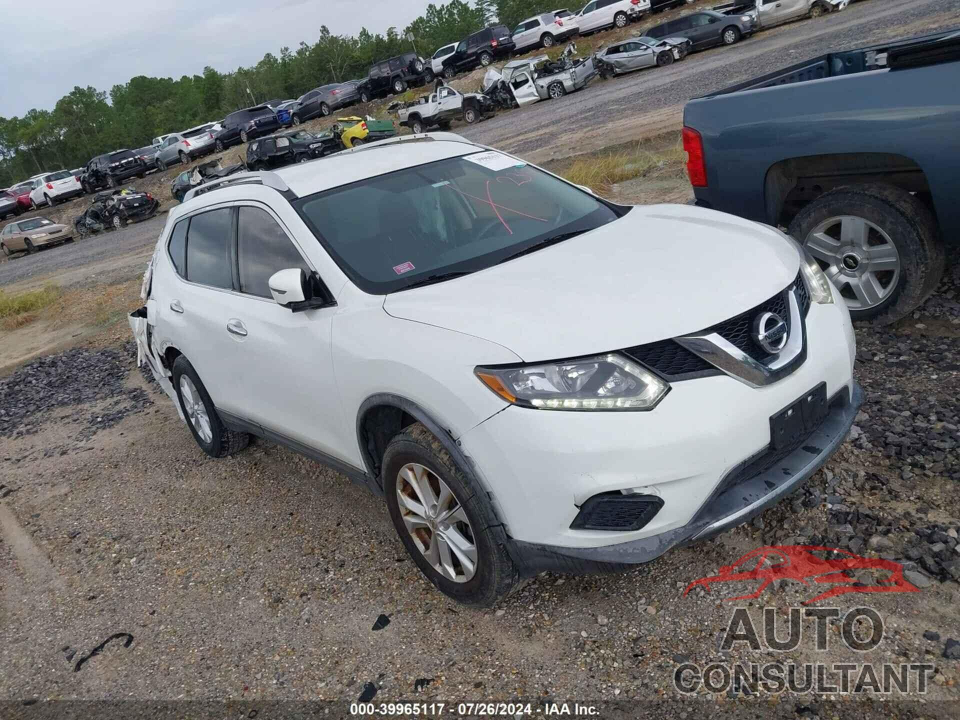 NISSAN ROGUE 2016 - KNMAT2MT2GP712037