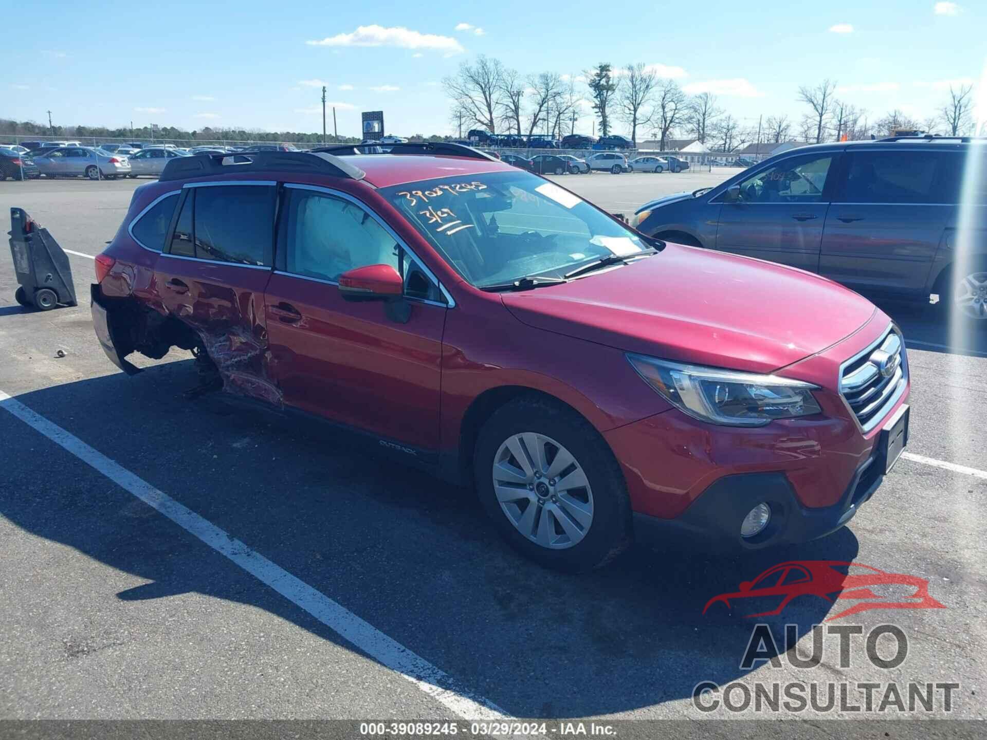 SUBARU OUTBACK 2018 - 4S4BSAFCXJ3327964