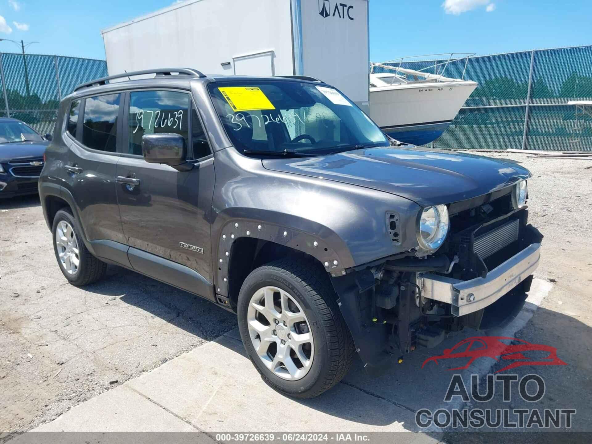 JEEP RENEGADE 2016 - ZACCJBBT9GPD71143