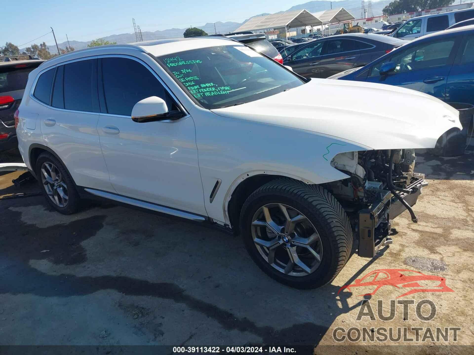 BMW X3 2021 - 5UXTY3C0XM9E41849