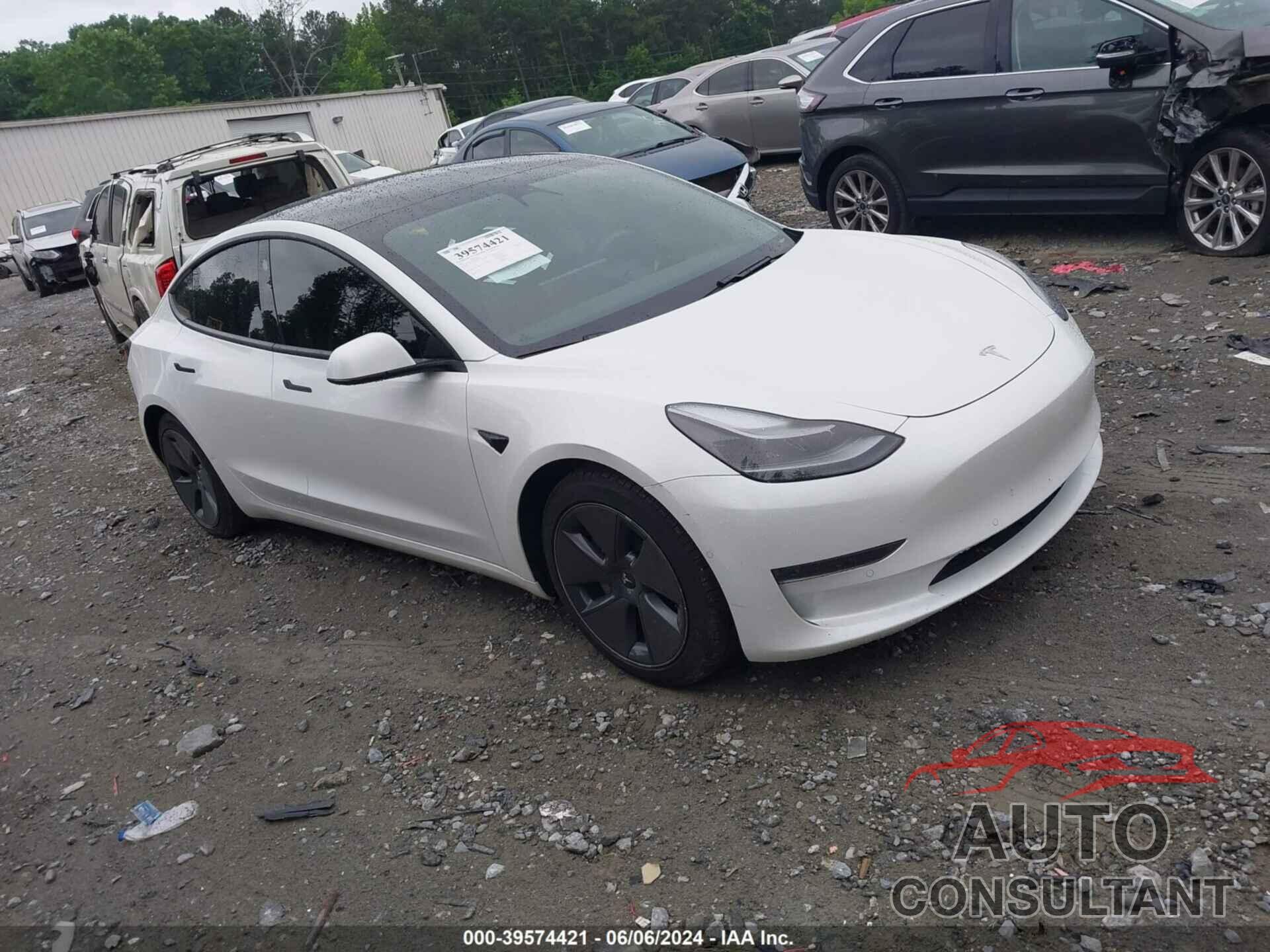 TESLA MODEL 3 2021 - 5YJ3E1EA0MF030239