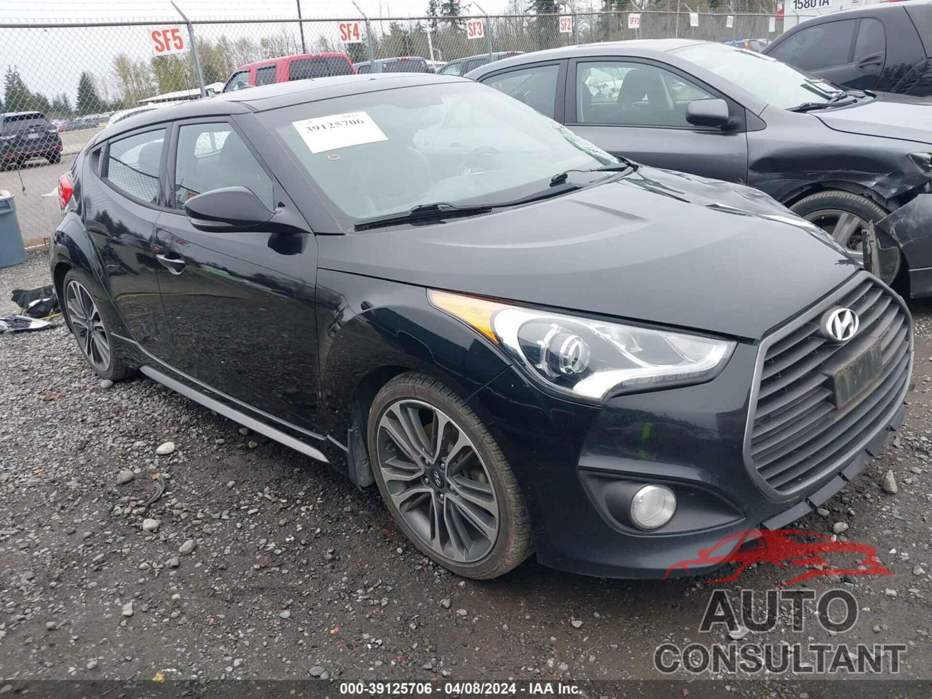 HYUNDAI VELOSTER 2016 - KMHTC6AE4GU297466