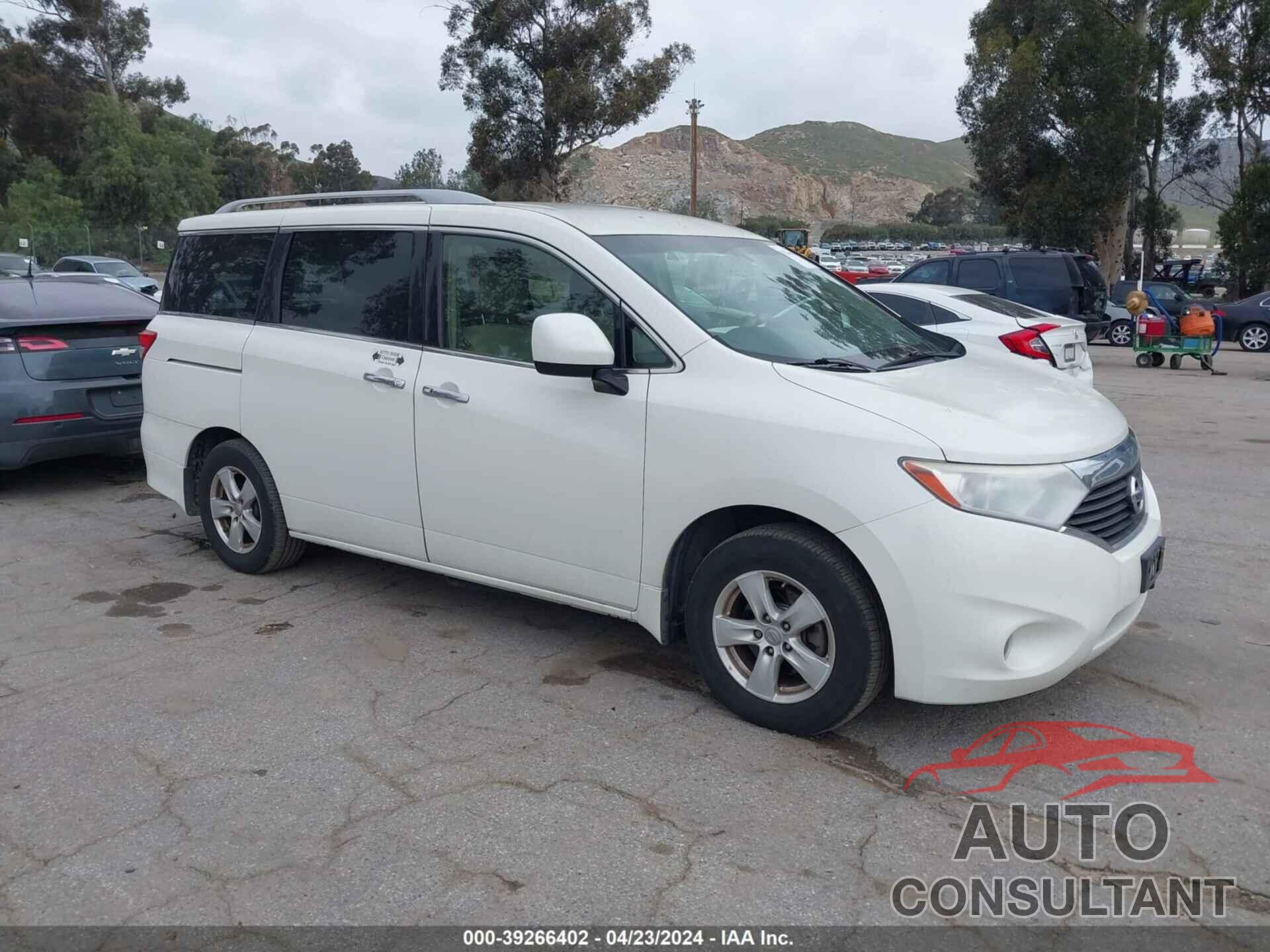 NISSAN QUEST 2016 - JN8AE2KP1G9152732