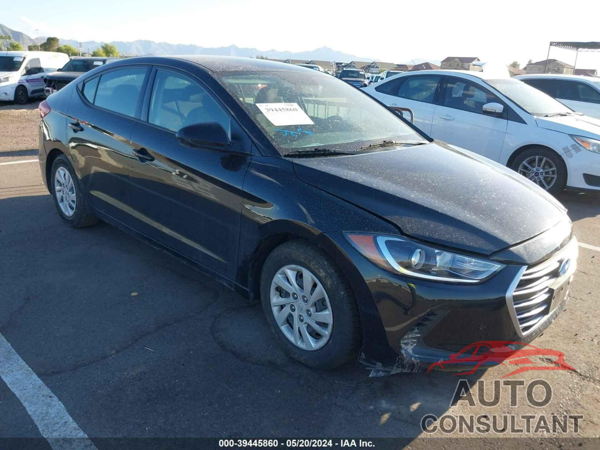 HYUNDAI ELANTRA 2018 - 5NPD74LFXJH258972