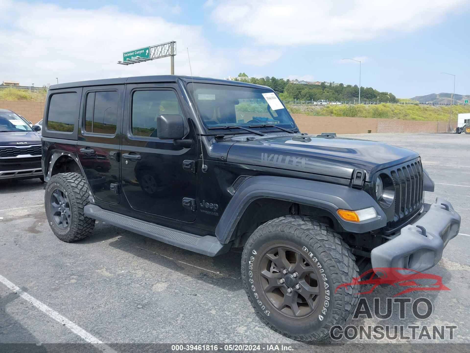 JEEP WRANGLER UNLIMITED 2020 - 1C4HJXDG2LW264161