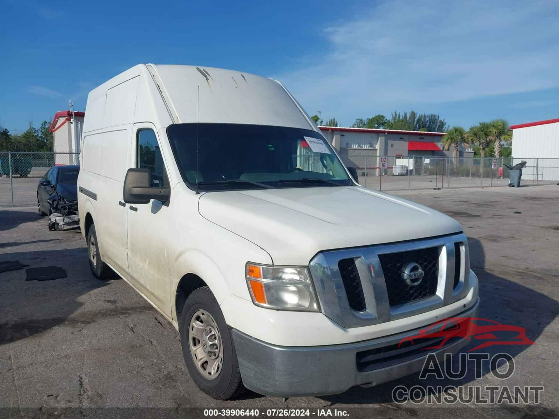 NISSAN NV CARGO NV2500 HD 2013 - 1N6BF0LY9DN114044