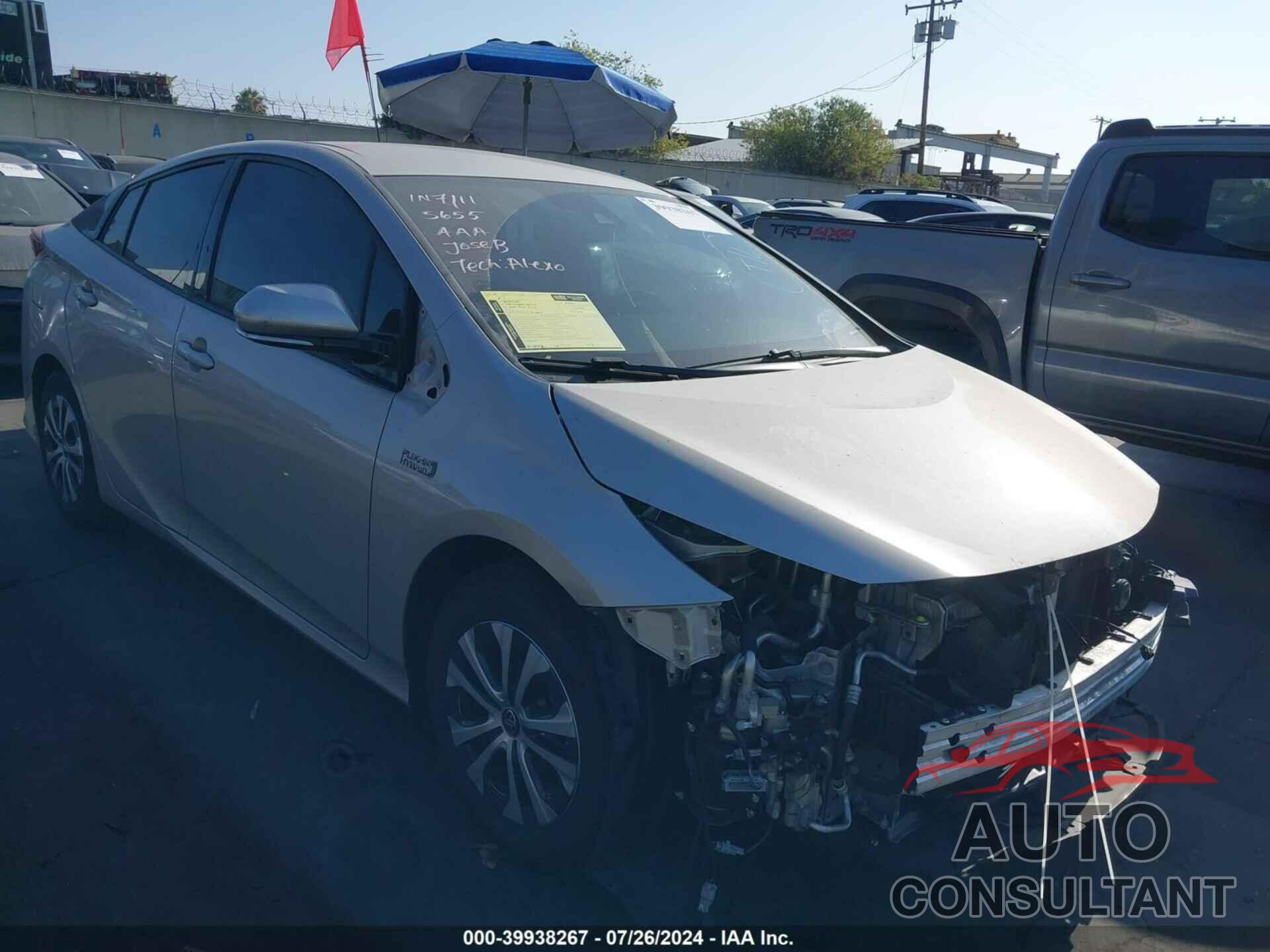 TOYOTA PRIUS PRIME 2020 - JTDKARFP0L3146853