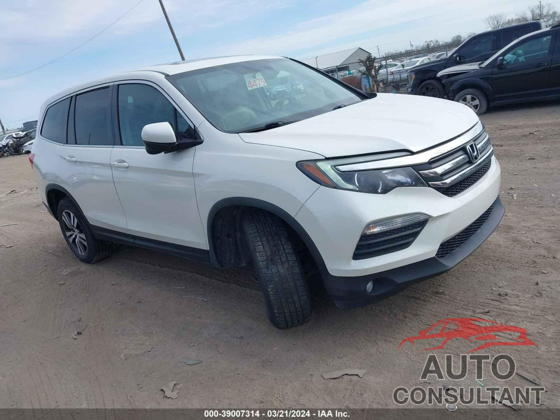 HONDA PILOT 2016 - 5FNYF6H58GB030489