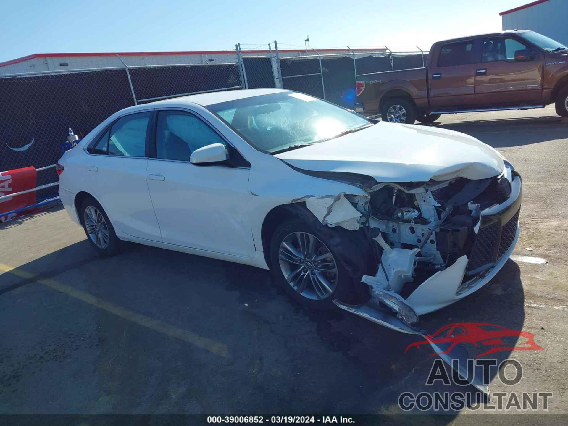 TOYOTA CAMRY 2016 - 4T1BF1FK6GU205357