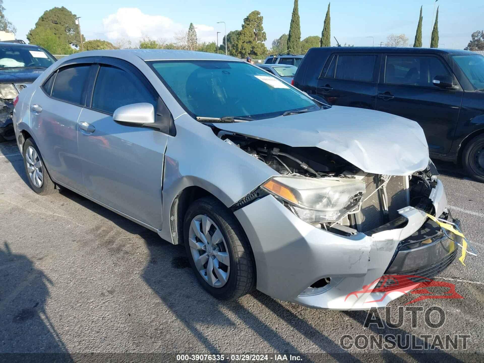 TOYOTA COROLLA 2016 - 5YFBURHE2GP449181