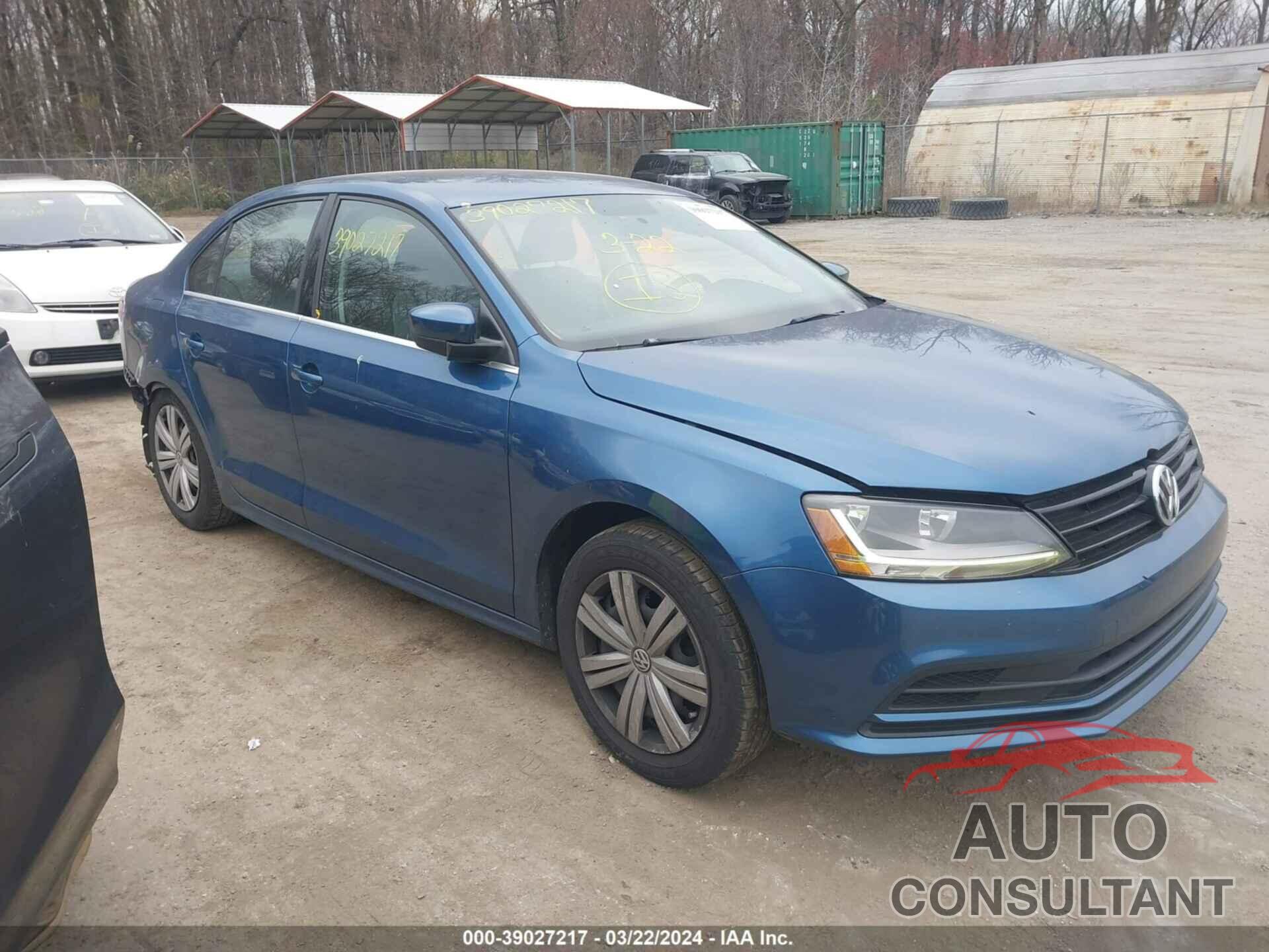 VOLKSWAGEN JETTA 2017 - 3VW2B7AJ5HM354444