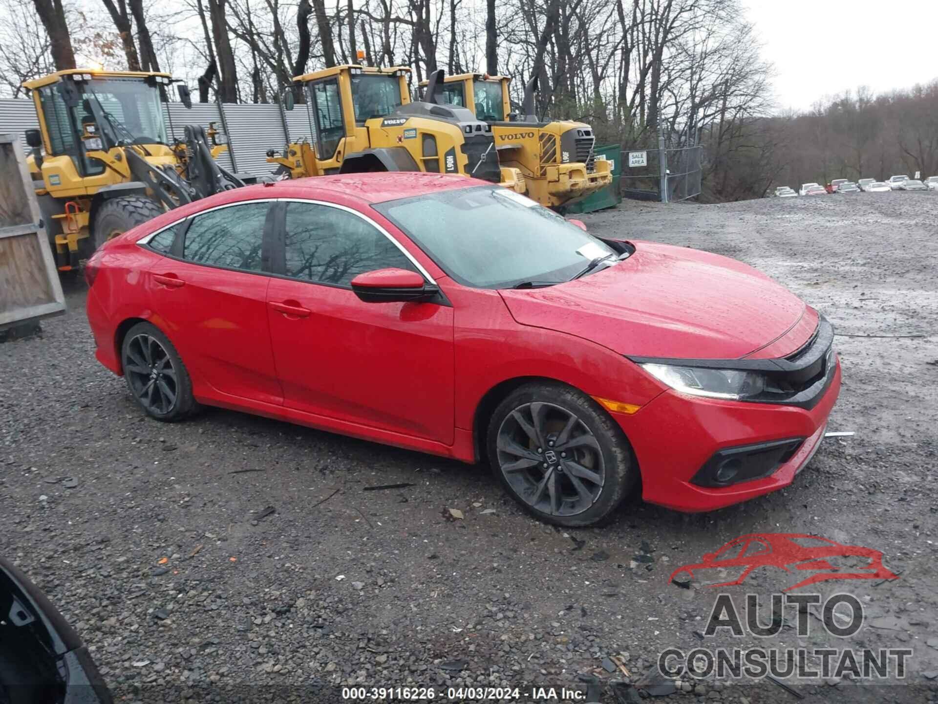 HONDA CIVIC 2021 - 2HGFC2F80MH512533