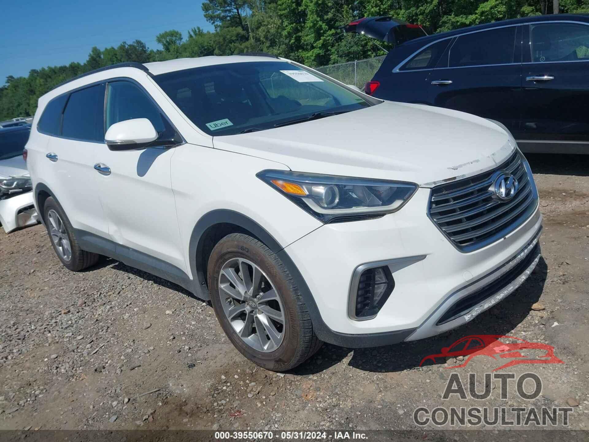 HYUNDAI SANTA FE 2017 - KM8SN4HF5HU171028