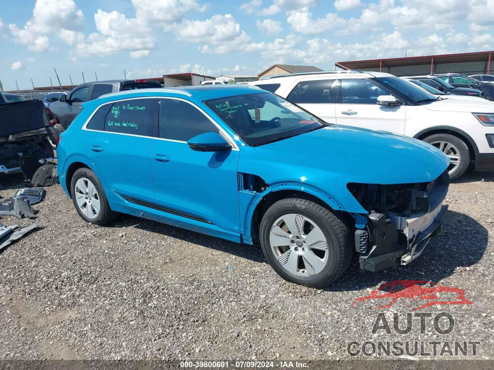 AUDI E-TRON 2019 - WA1LAAGE0KB006335