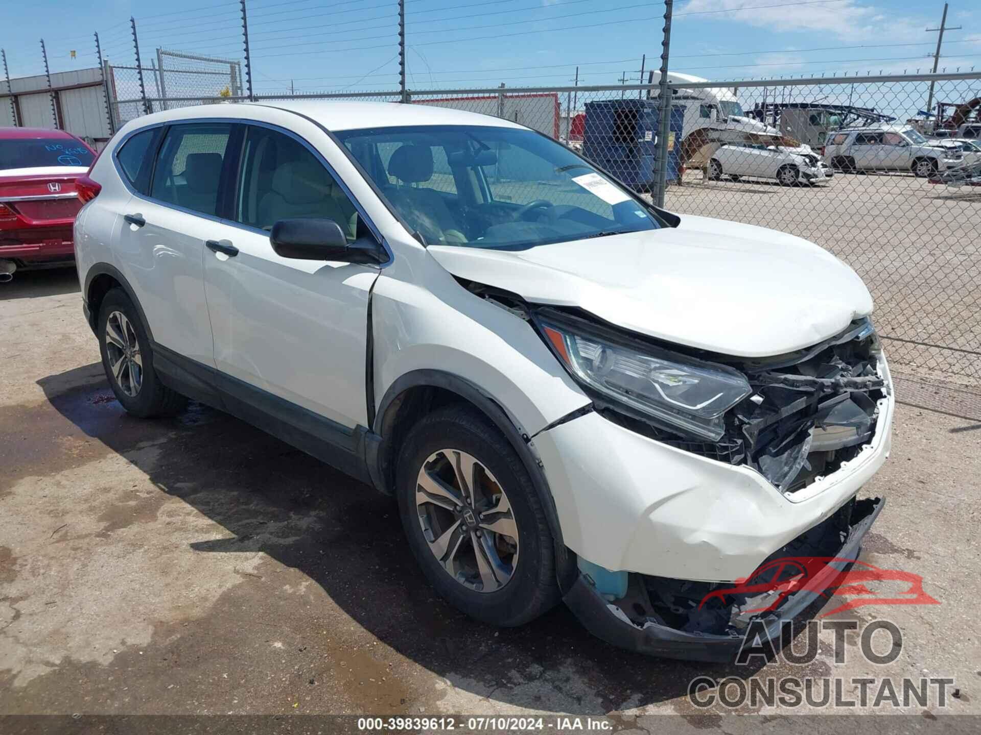 HONDA CR-V 2018 - 2HKRW5H31JH420260