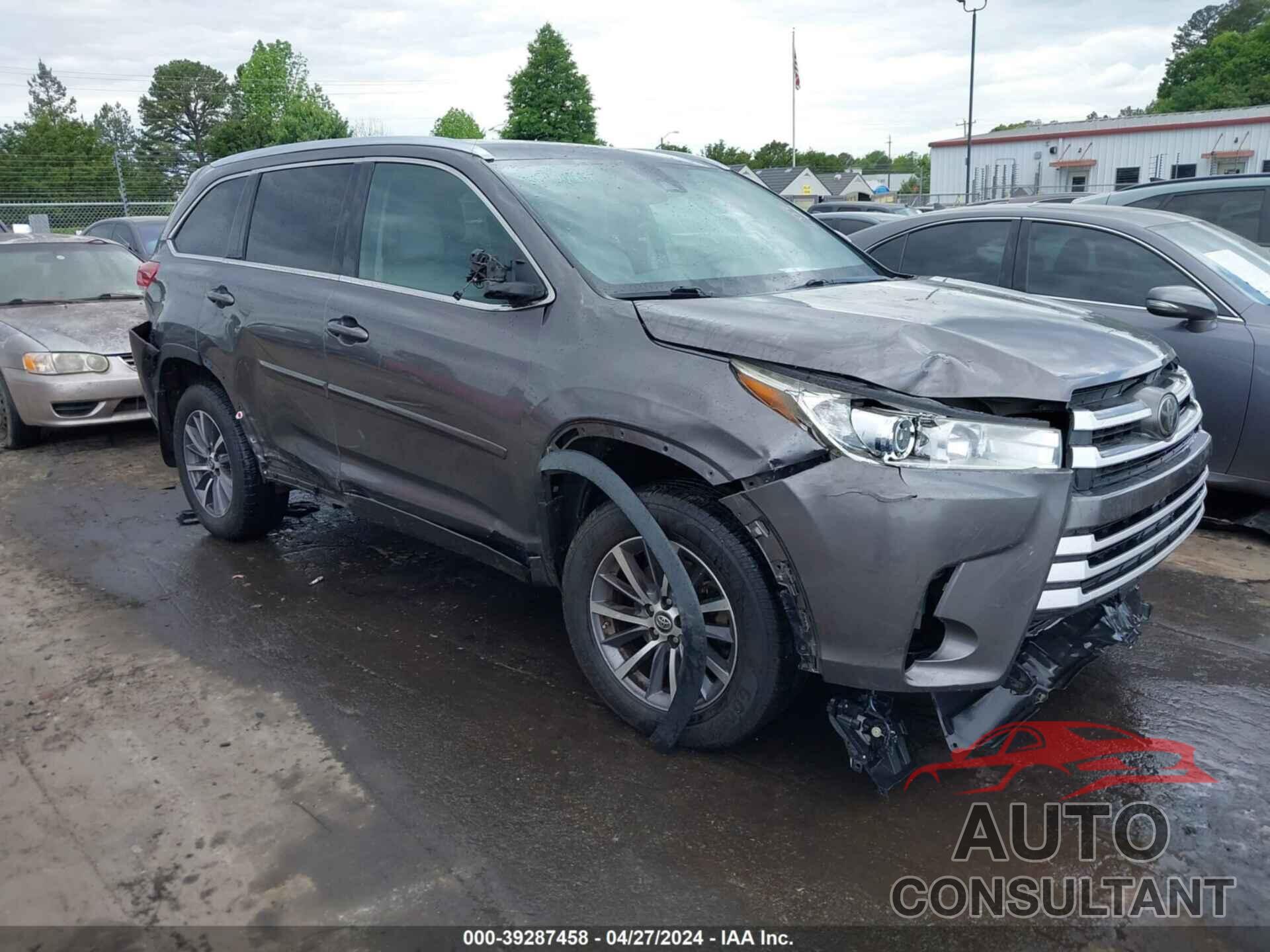 TOYOTA HIGHLANDER 2017 - 5TDJZRFH6HS404781