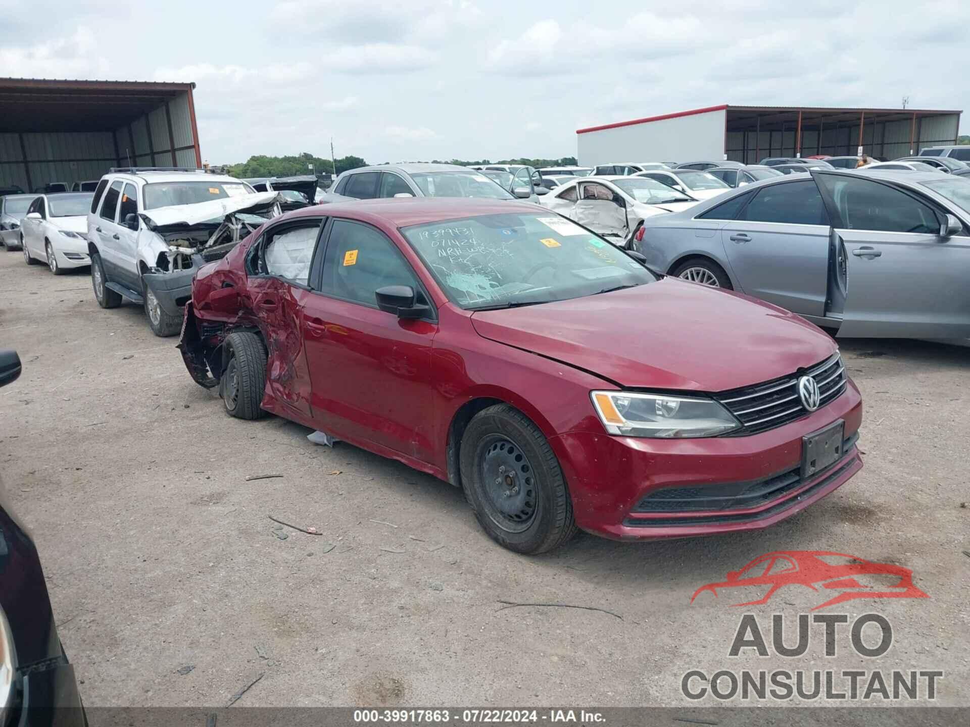 VOLKSWAGEN JETTA 2016 - 3VW267AJ4GM352221