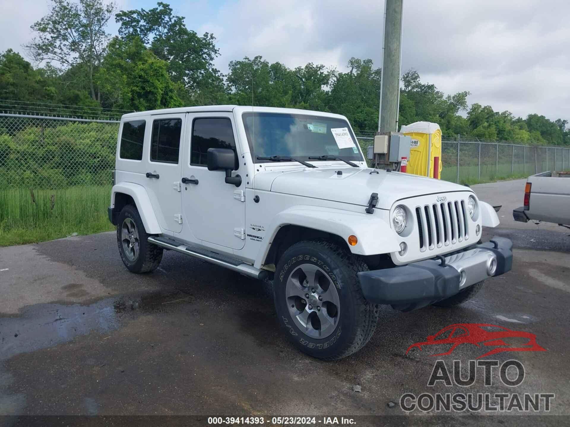 JEEP WRANGLER UNLIMITED 2017 - 1C4BJWEG6HL523760