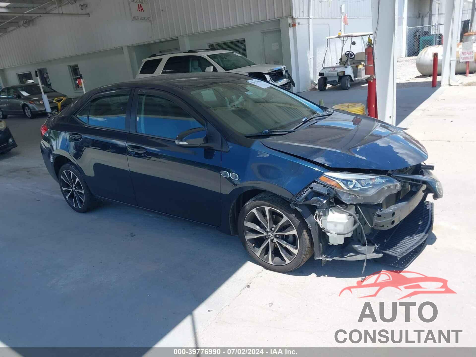 TOYOTA COROLLA 2019 - 2T1BURHE2KC175599