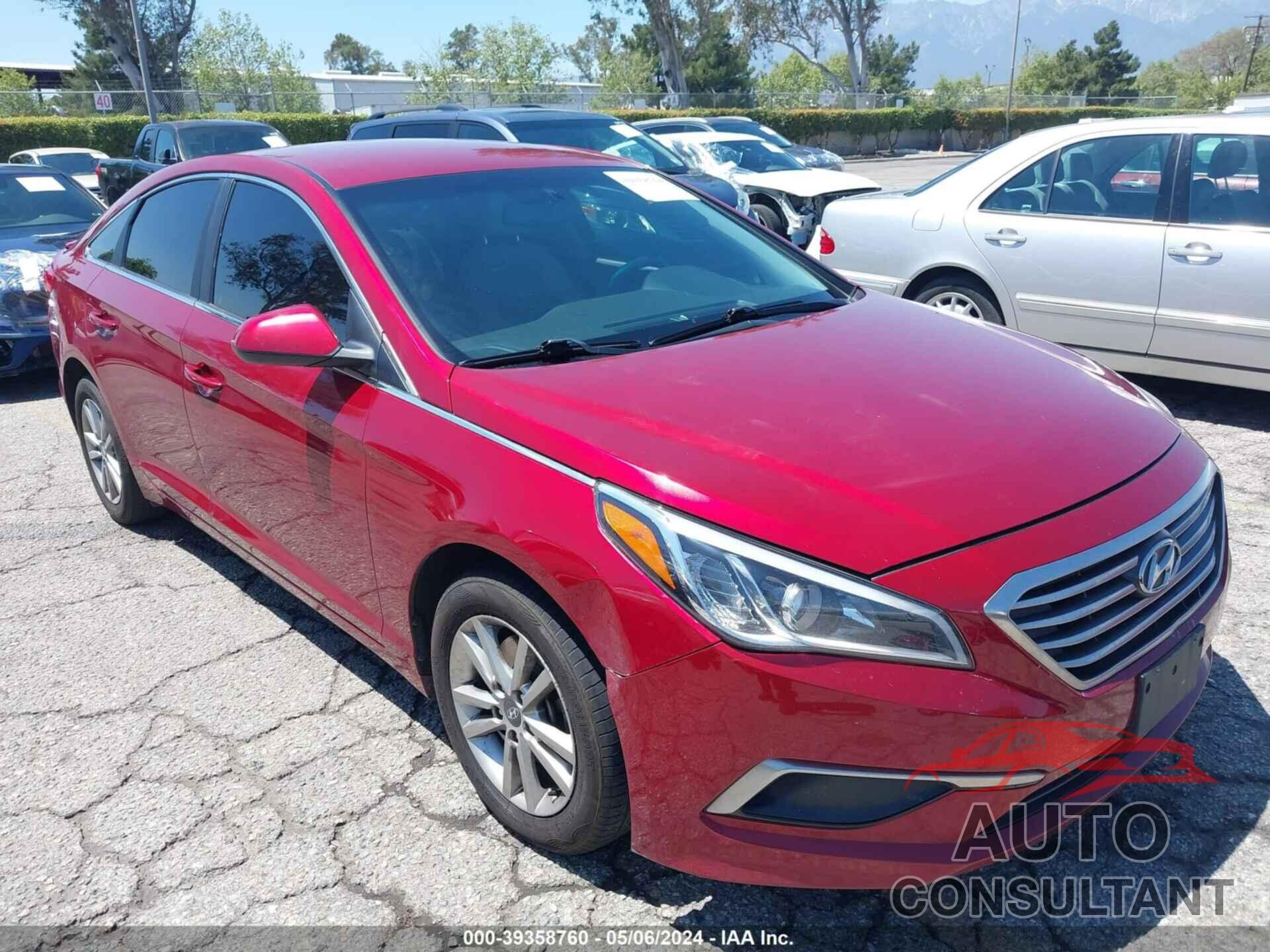 HYUNDAI SONATA 2016 - 5NPE24AF3GH278723