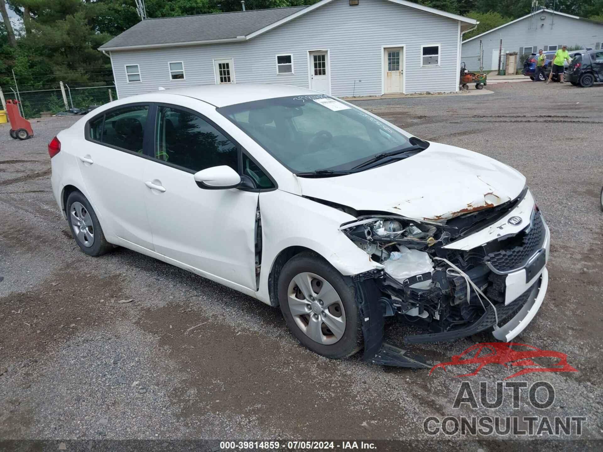 KIA FORTE 2016 - KNAFK4A61G5537372