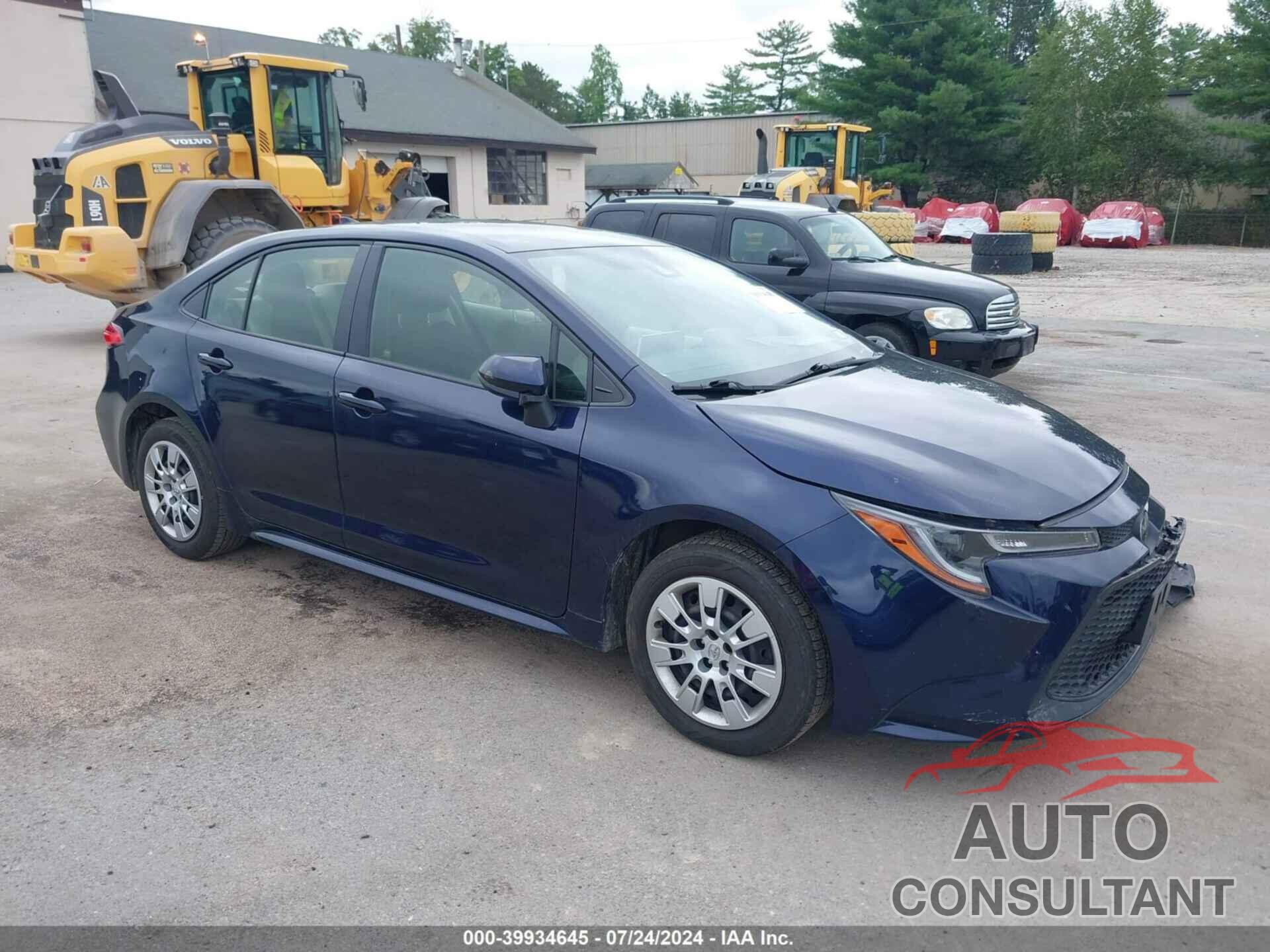 TOYOTA COROLLA 2020 - JTDEPRAE0LJ040190