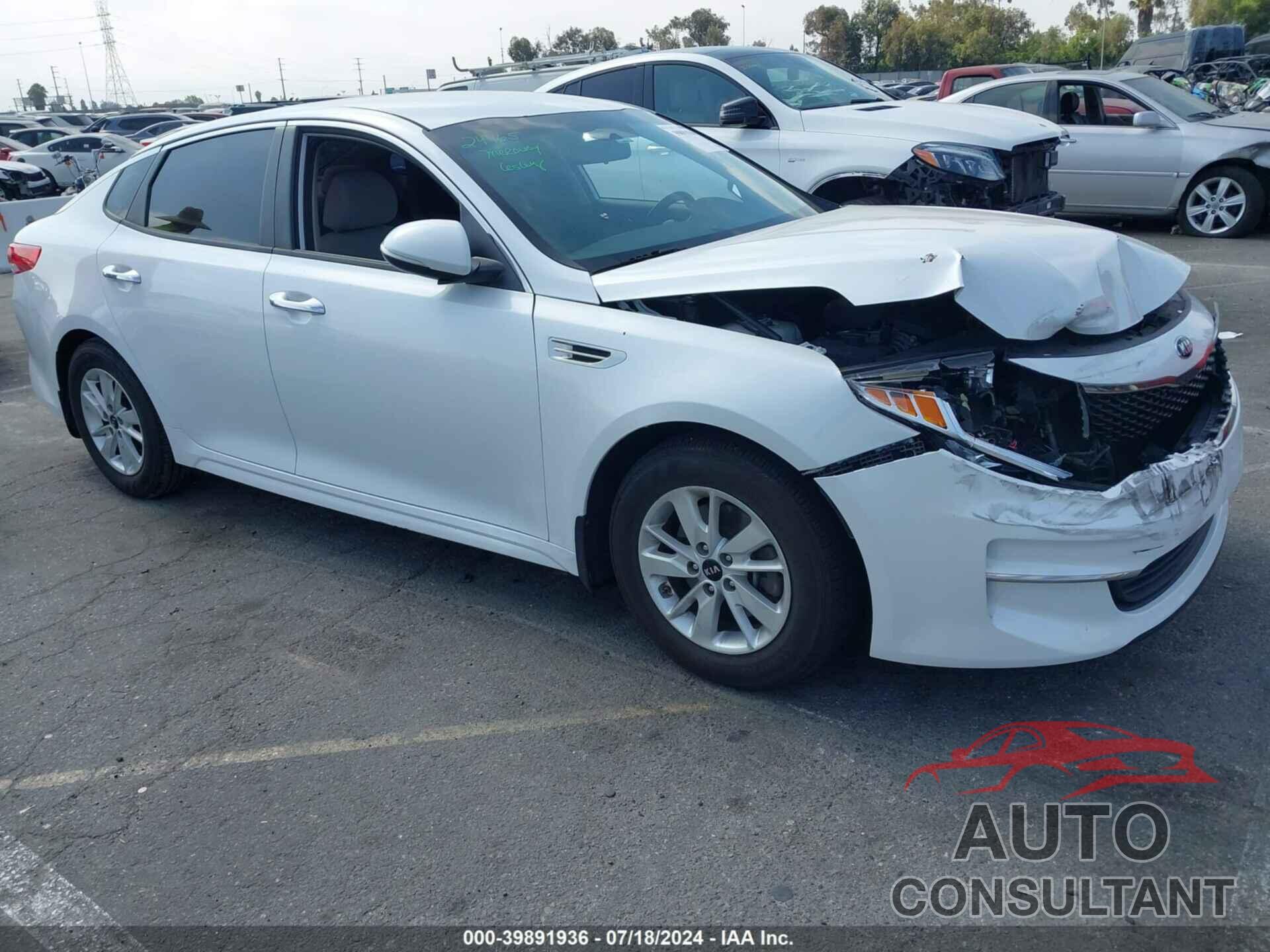 KIA OPTIMA 2016 - 5XXGT4L39GG038418