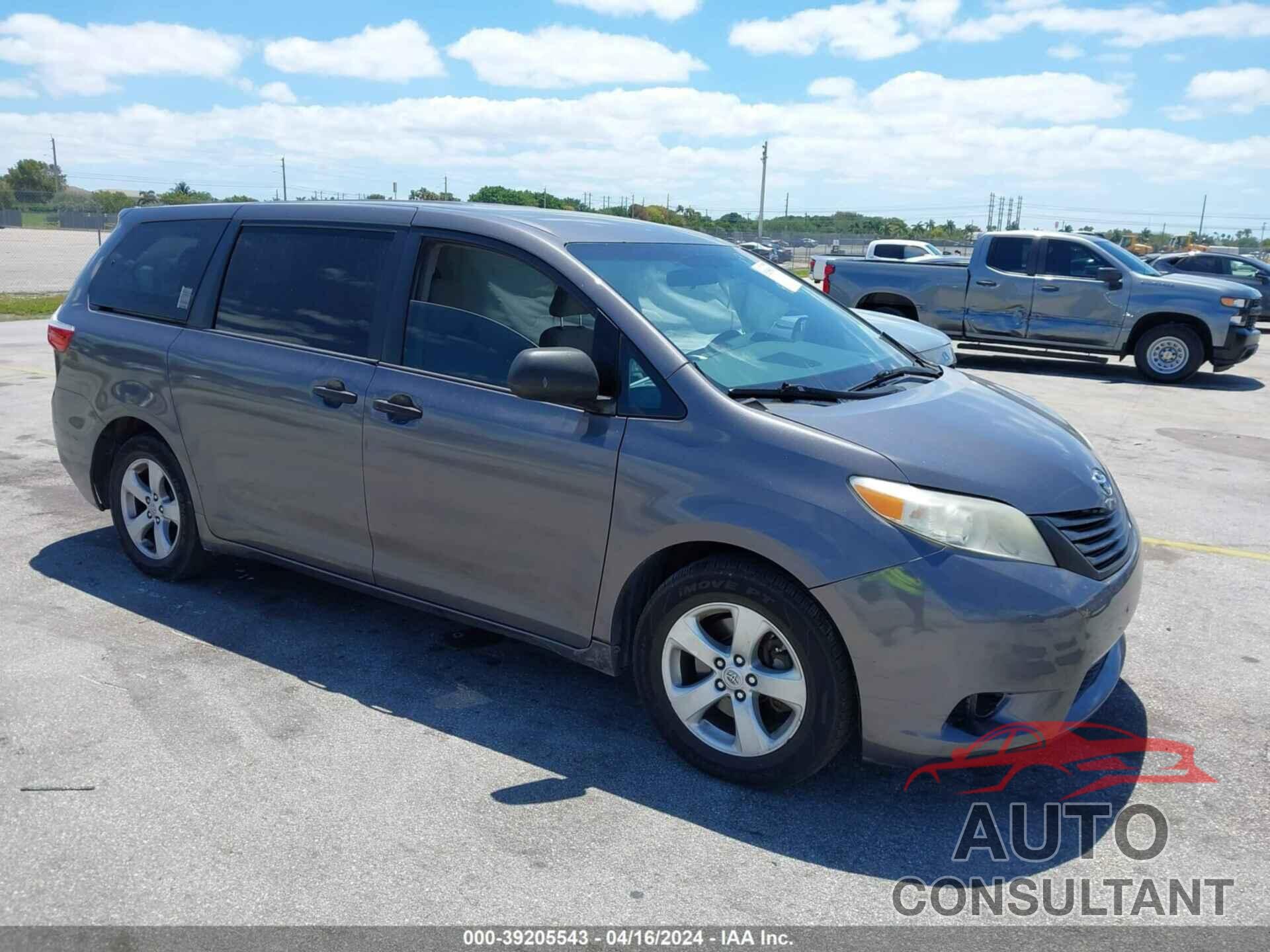 TOYOTA SIENNA 2017 - 5TDZZ3DC2HS869694