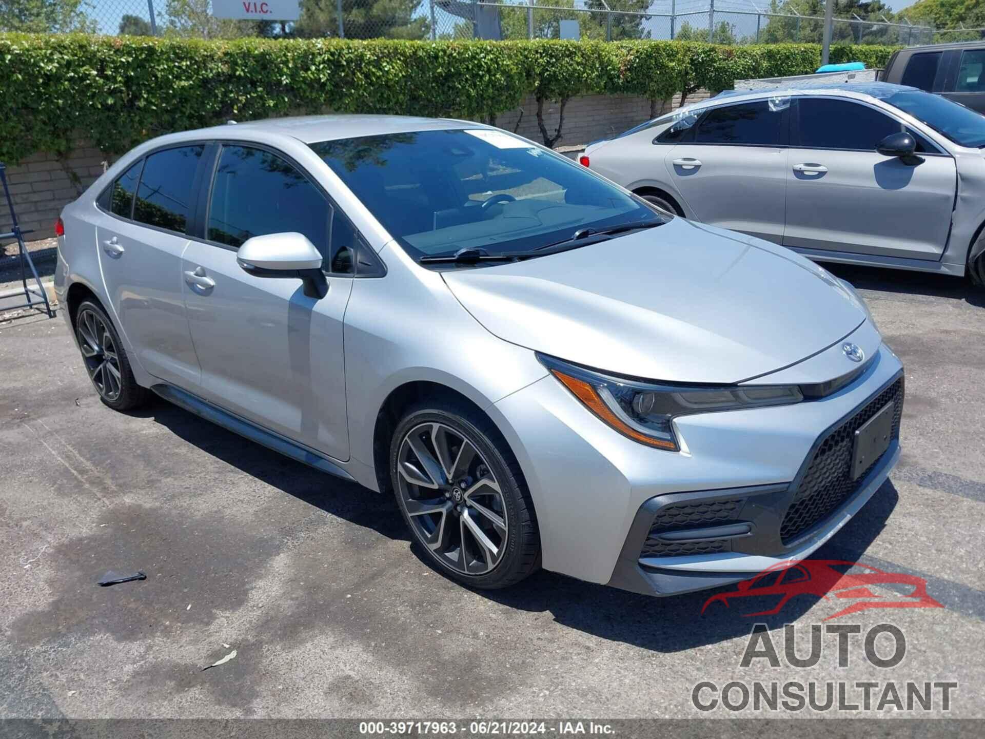 TOYOTA COROLLA 2020 - JTDS4RCE5LJ026066