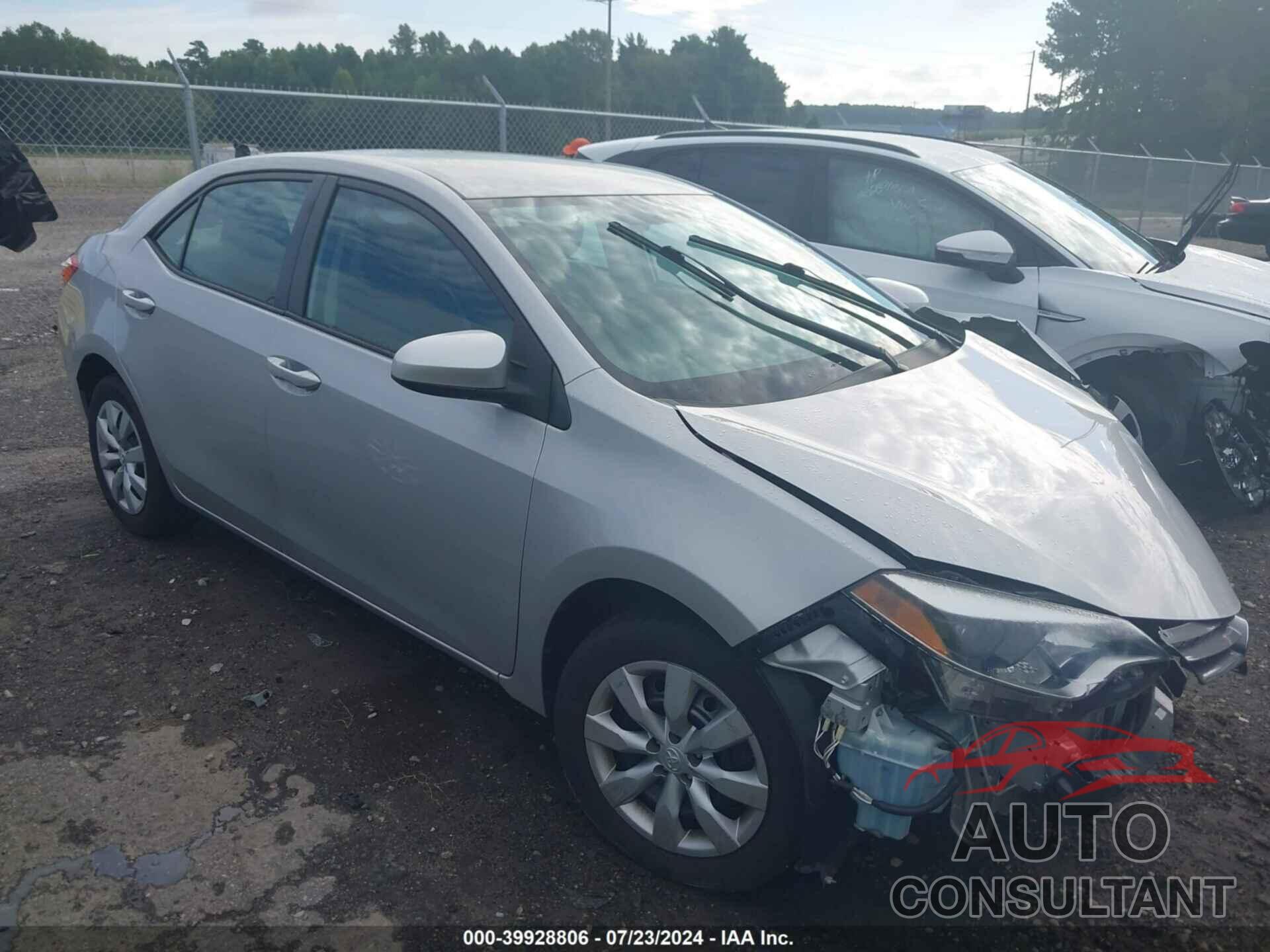 TOYOTA COROLLA 2016 - 2T1BURHE7GC695630