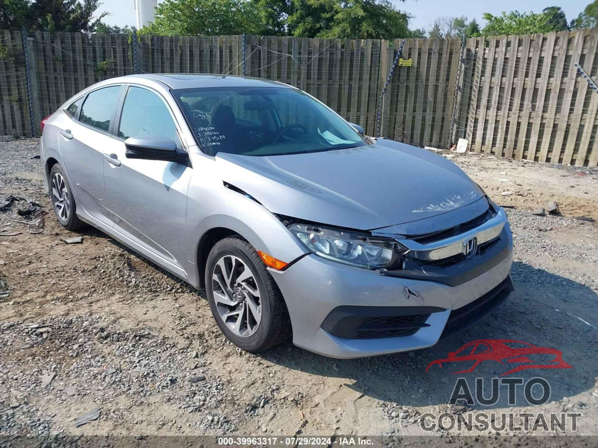 HONDA CIVIC 2016 - 19XFC2F73GE235978