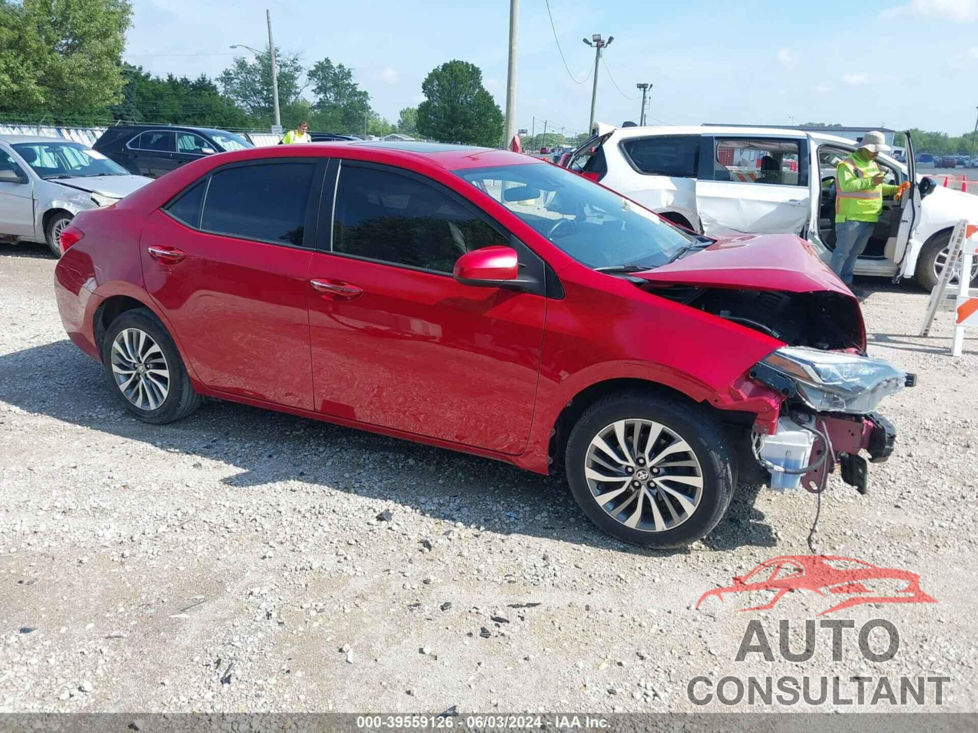 TOYOTA COROLLA 2019 - 2T1BURHE9KC235782