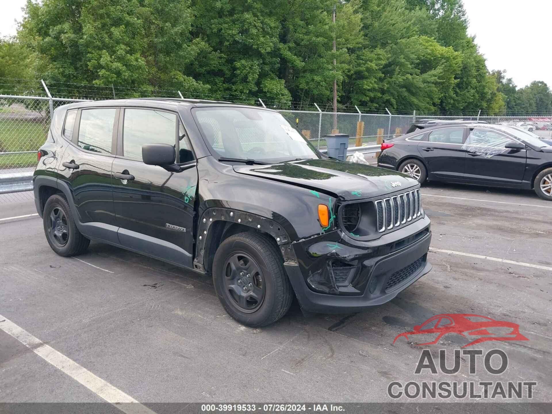 JEEP RENEGADE 2020 - ZACNJAAB6LPL22291