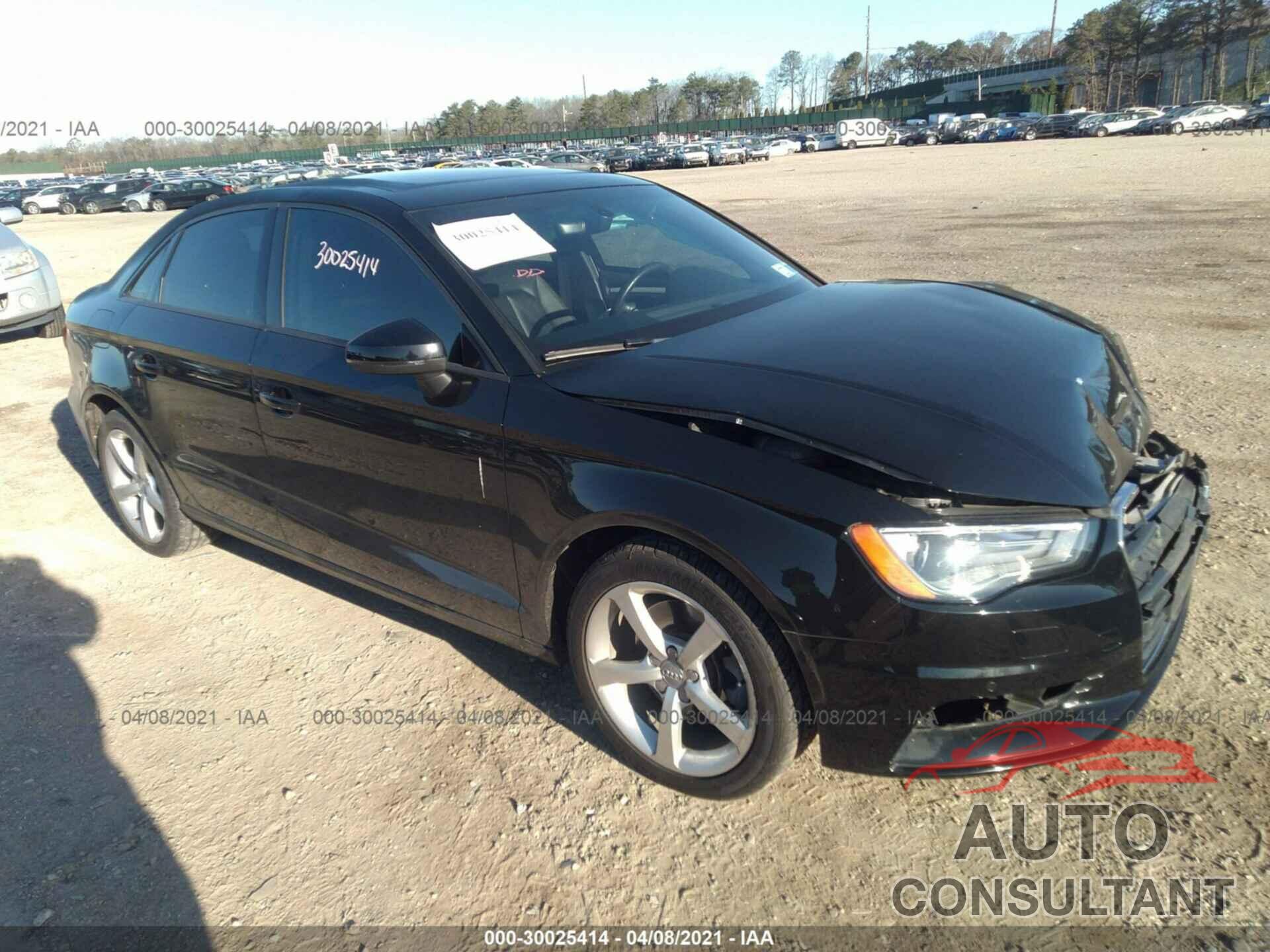 AUDI A3 2016 - WAUA7GFF1G1060309