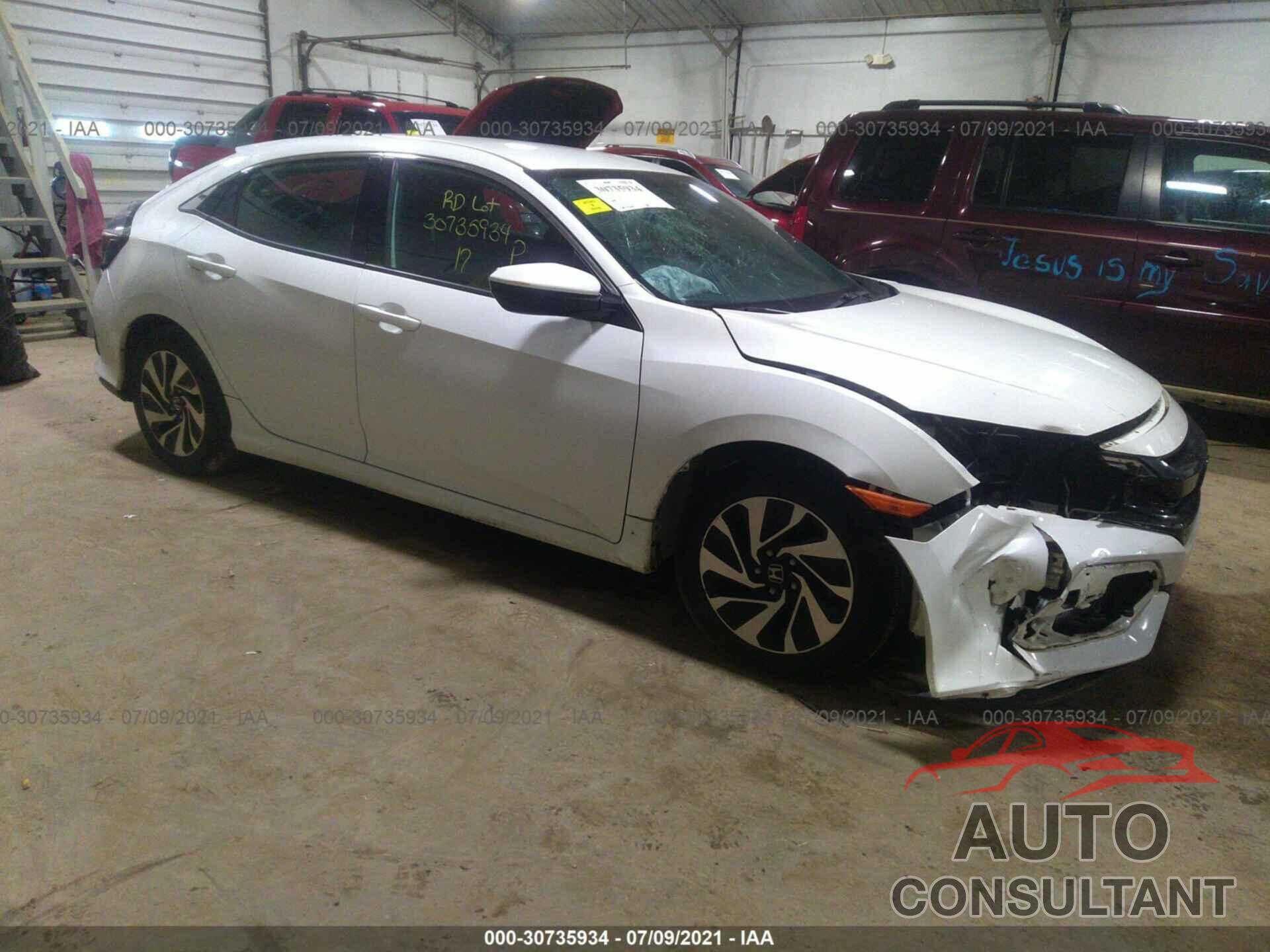 HONDA CIVIC HATCHBACK 2017 - SHHFK7H27HU407084