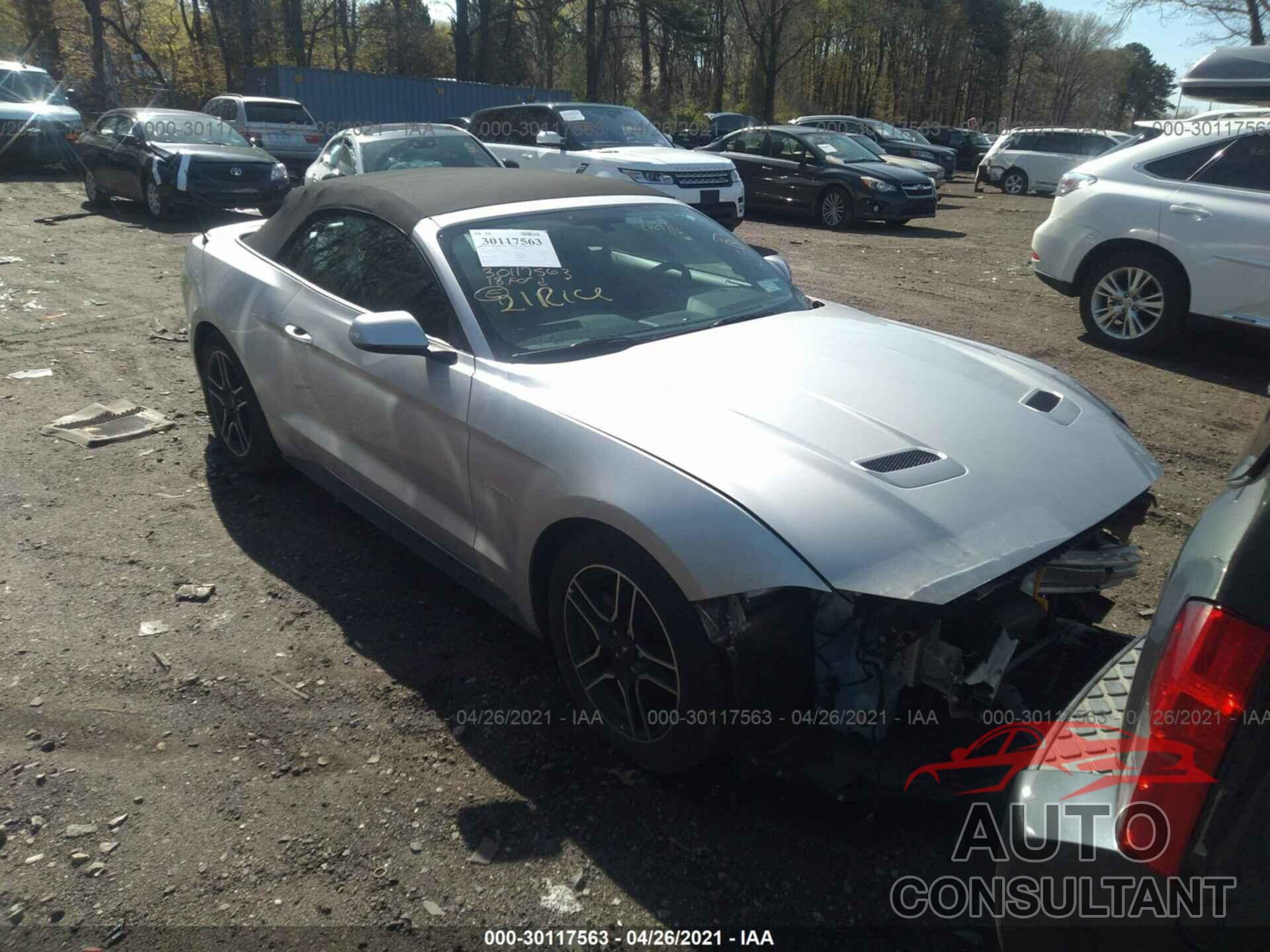 FORD MUSTANG 2018 - 1FATP8UHXJ5142874