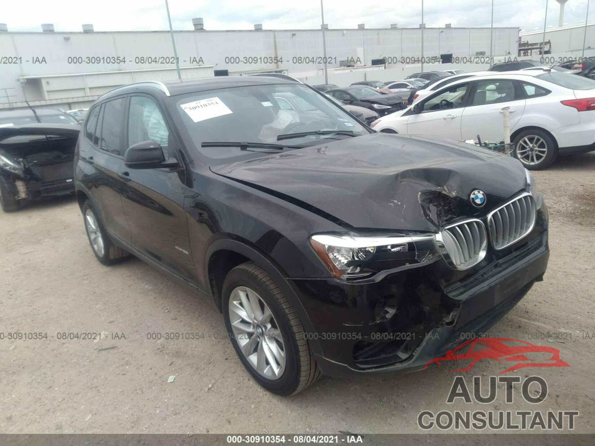 BMW X3 2017 - 5UXWZ7C34H0V93516