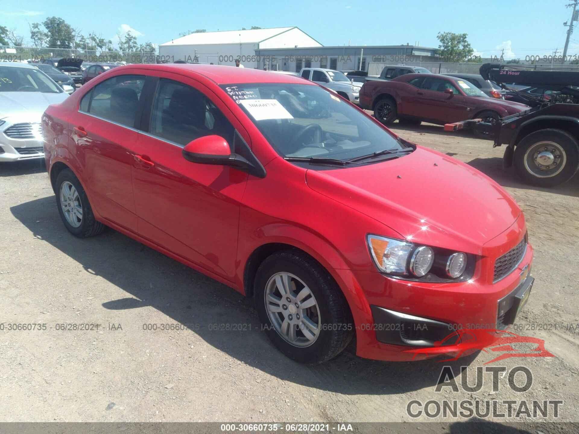 CHEVROLET SONIC 2016 - 1G1JC5SHXG4139253