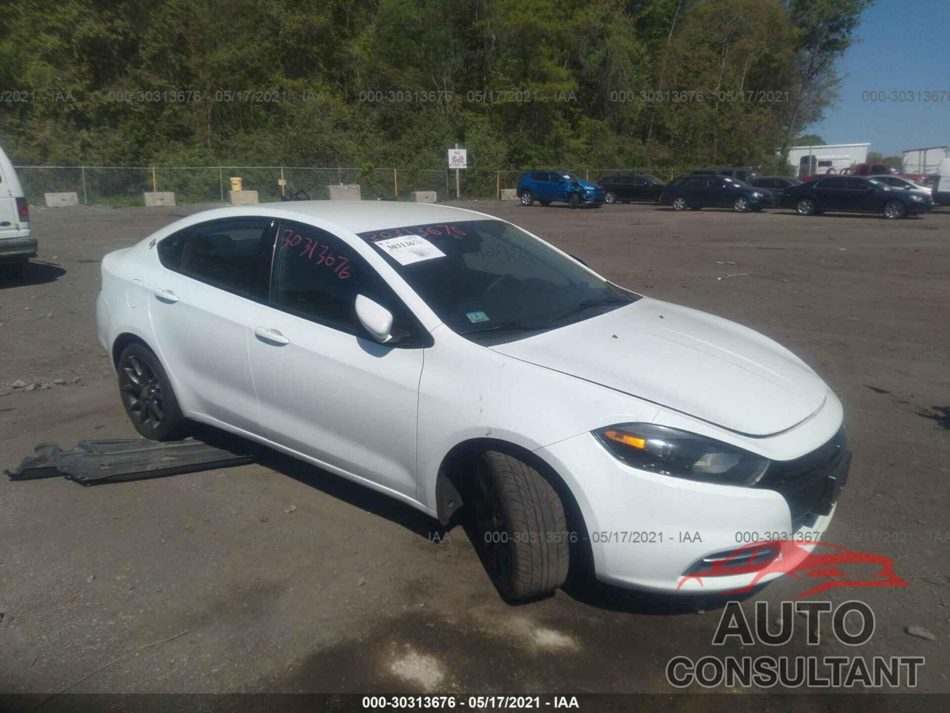 DODGE DART 2016 - 1C3CDFAA2GD766699