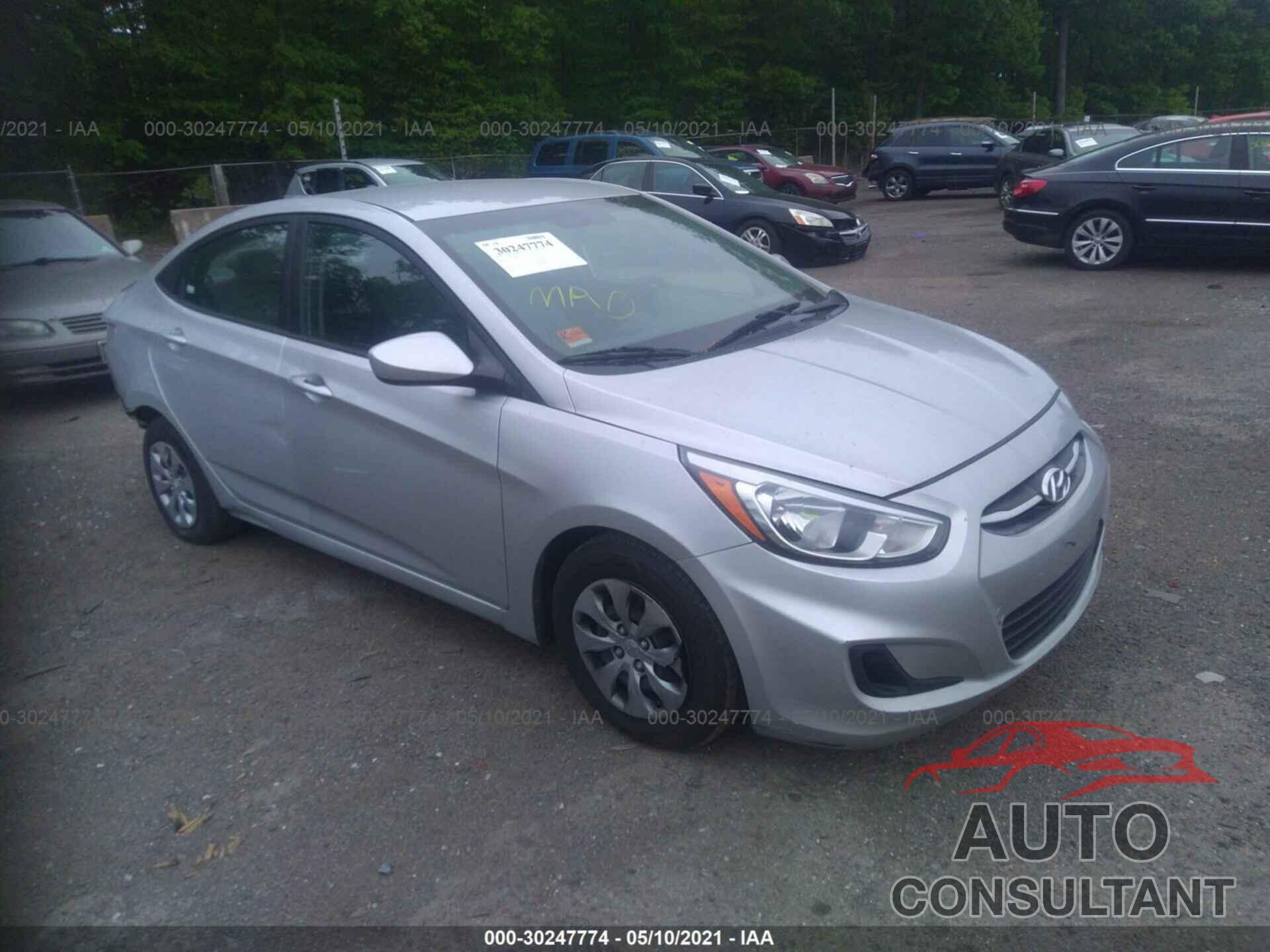 HYUNDAI ACCENT 2017 - KMHCT4AE3HU166728