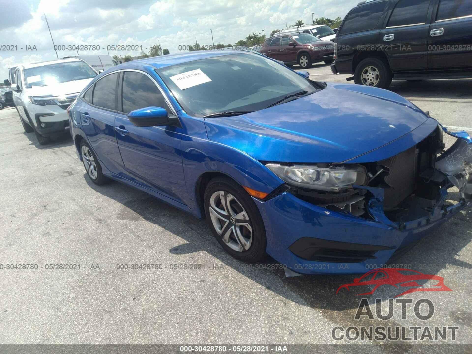 HONDA CIVIC SEDAN 2016 - 19XFC2F50GE053167